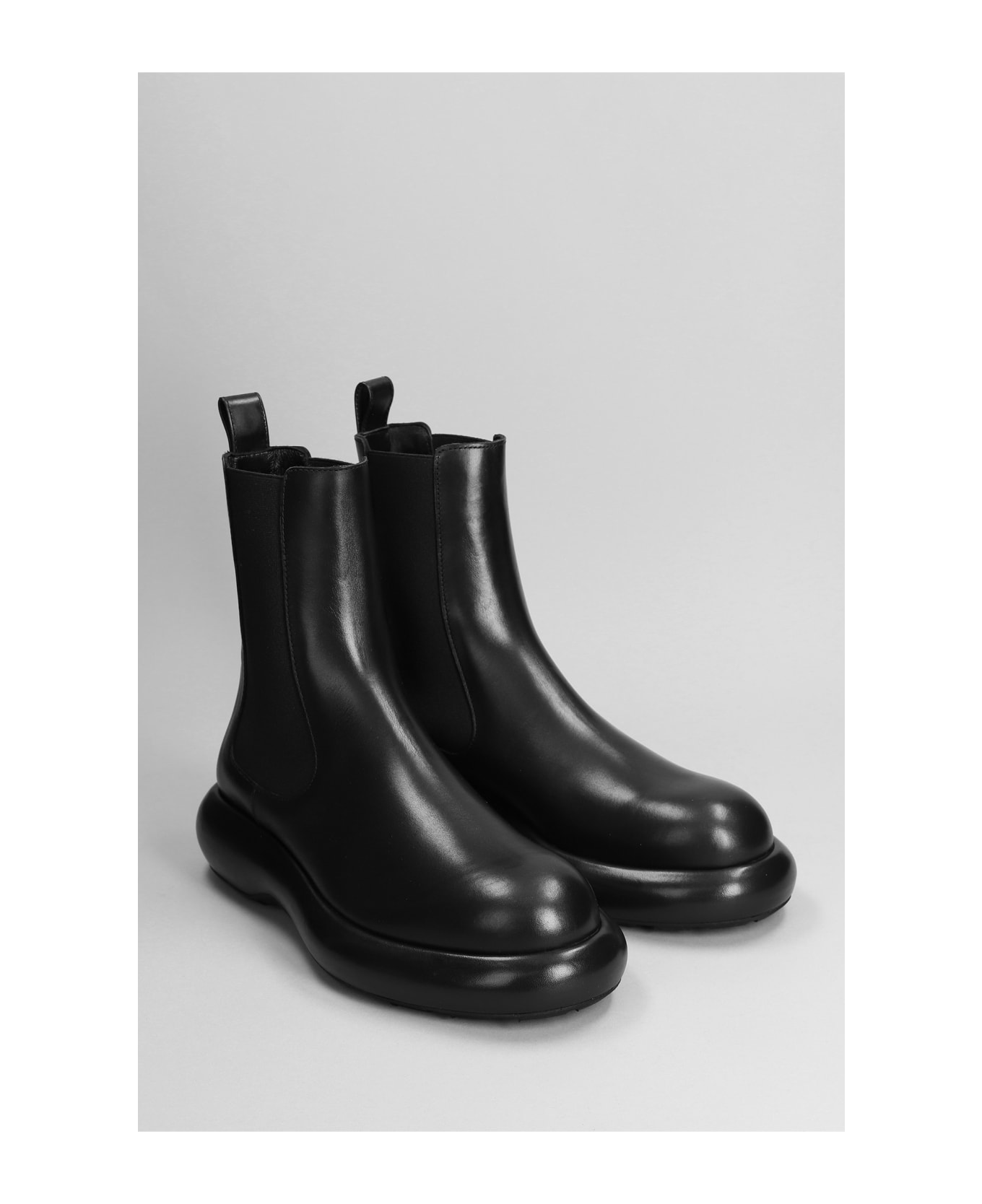 Jil Sander Black Leather Boots - 001