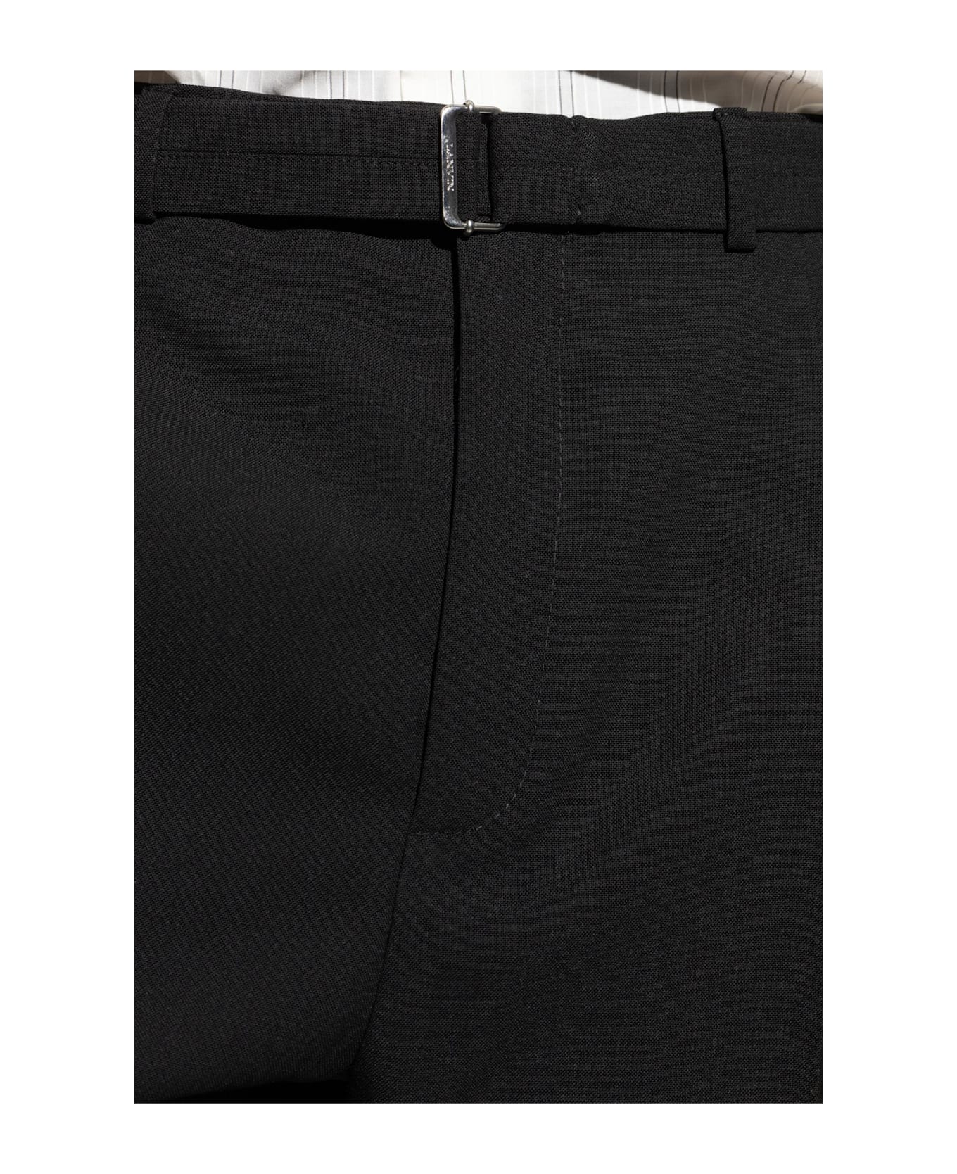Lanvin Creased Trousers - Black
