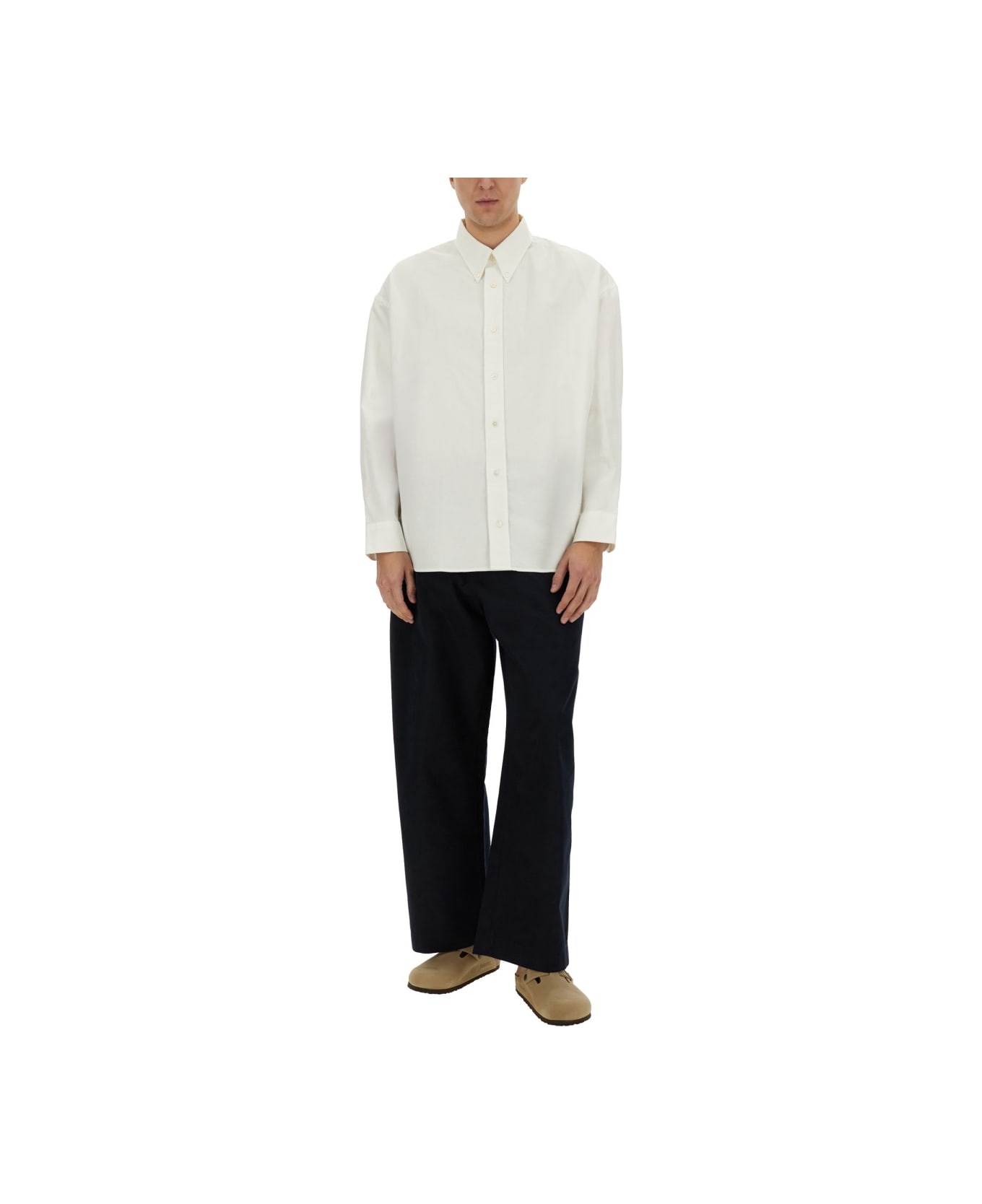 Studio Nicholson Button Down Shirt - WHITE