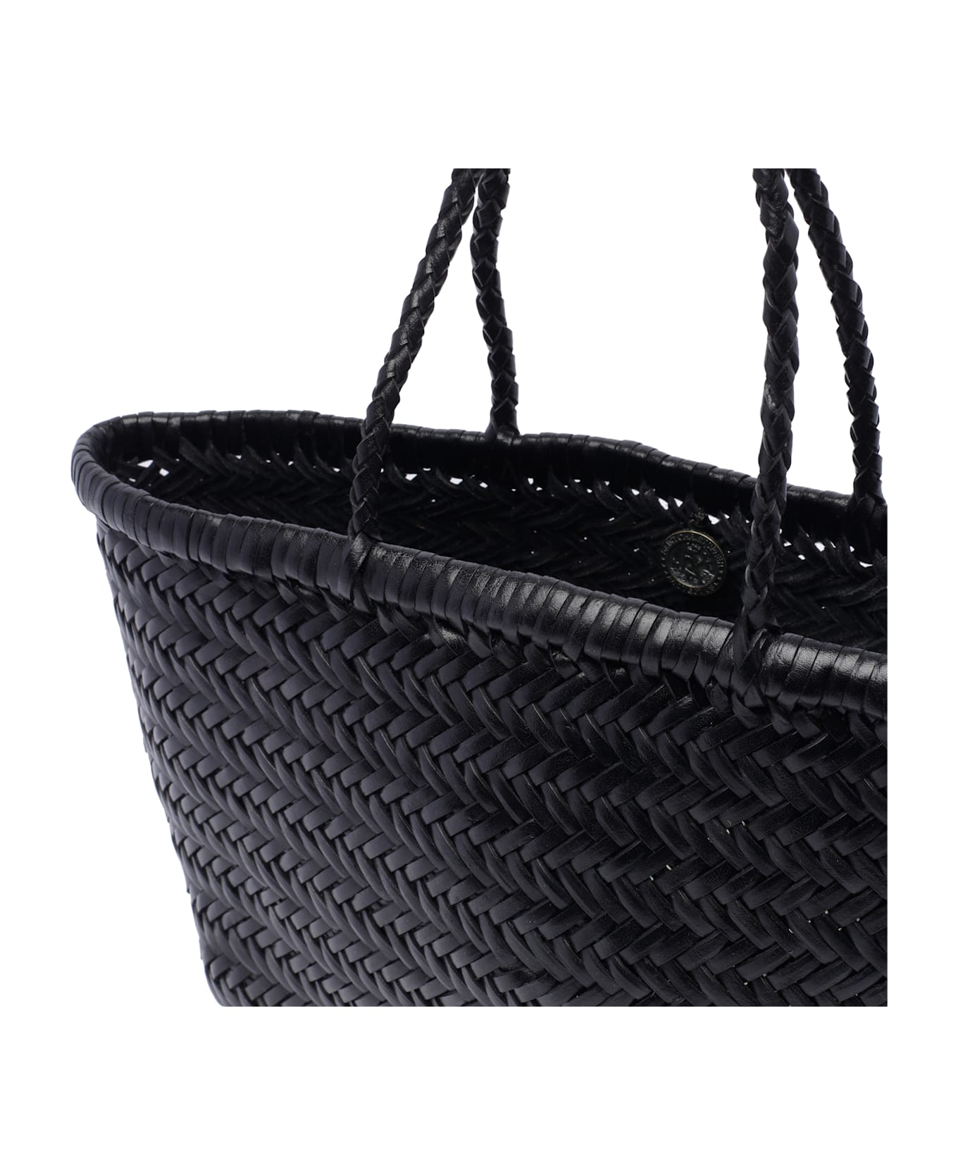 Dragon Diffusion Mini Triple Bamboo Jump Handbag - Black