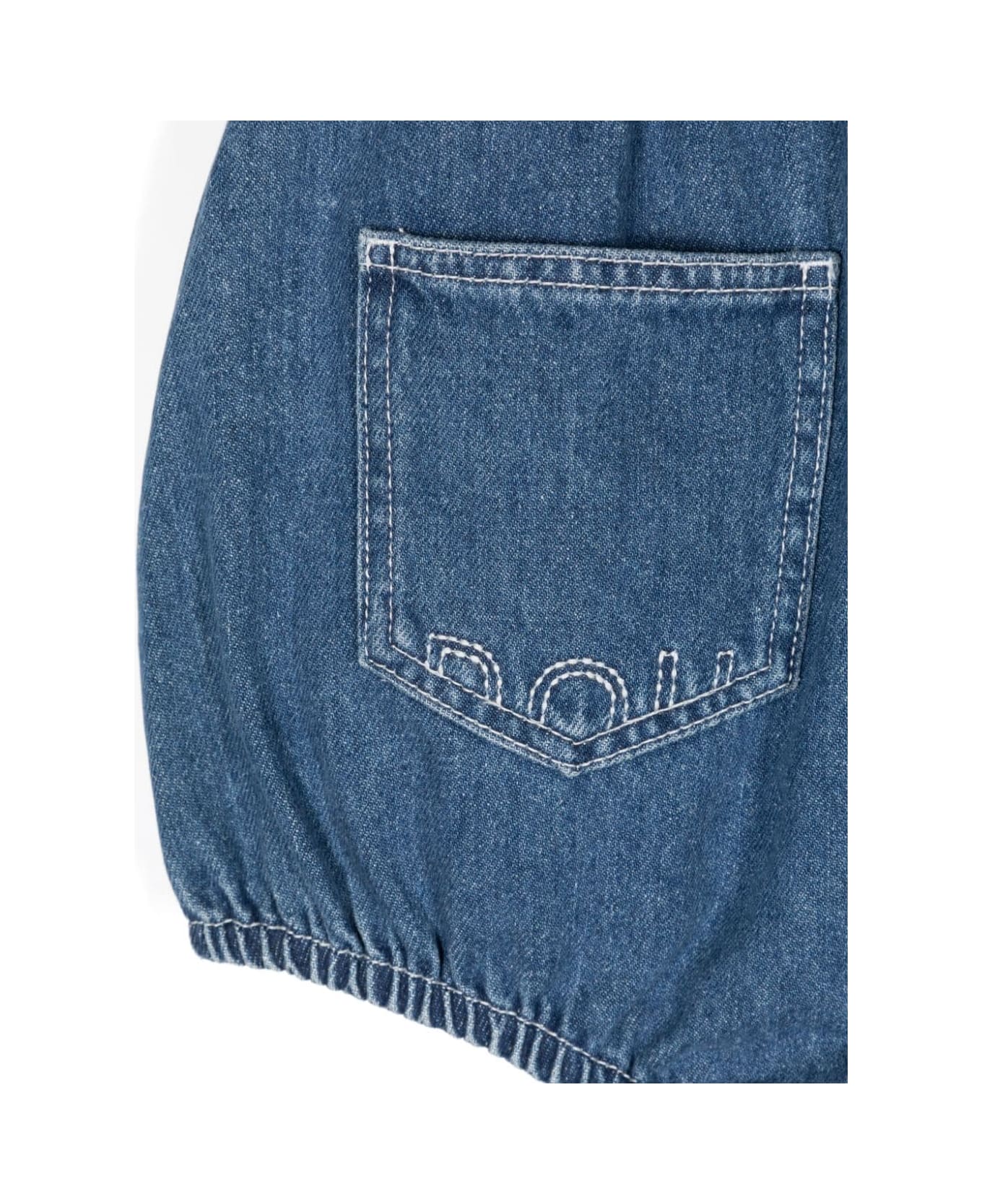 Douuod Shorts Con Ricamo - Blue