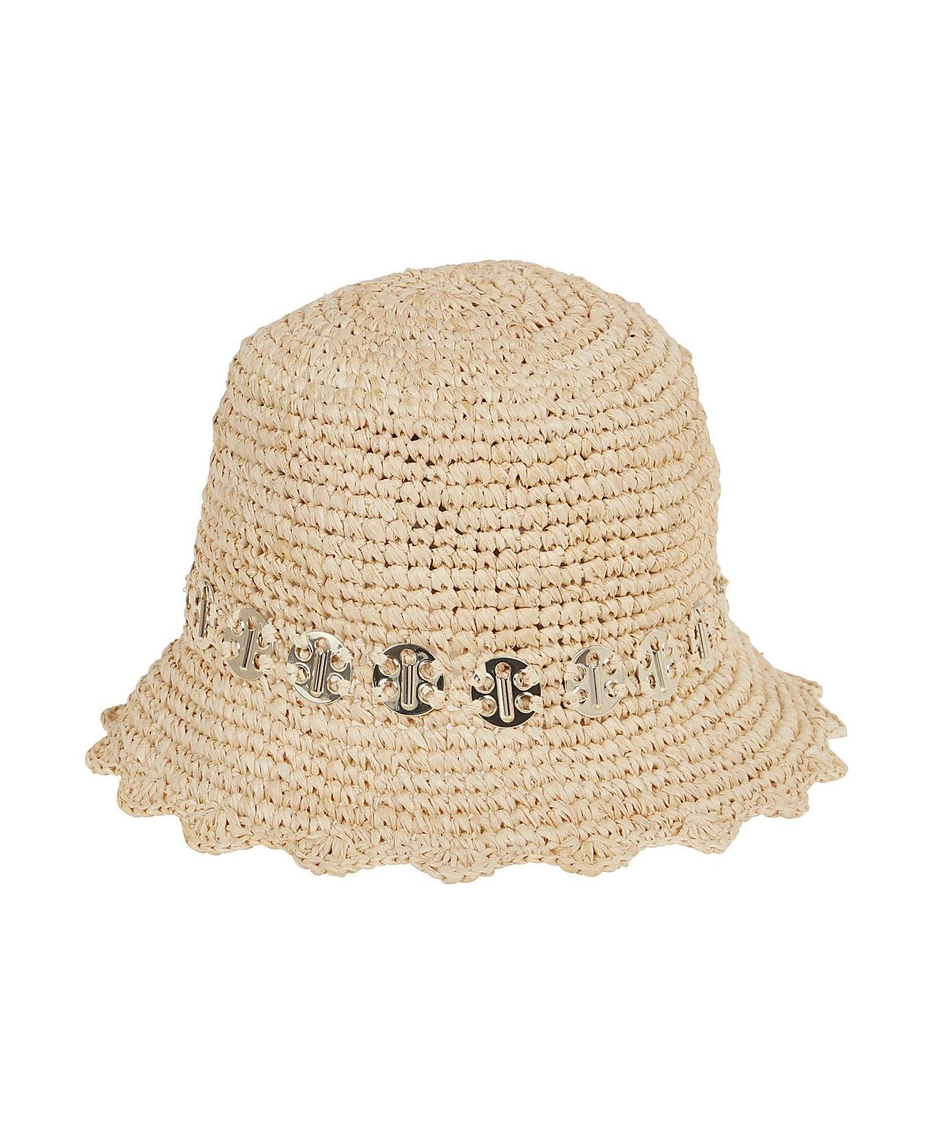 Paco Rabanne Chain-linked Bucket Hat - NATURAL LIGHT GOLD