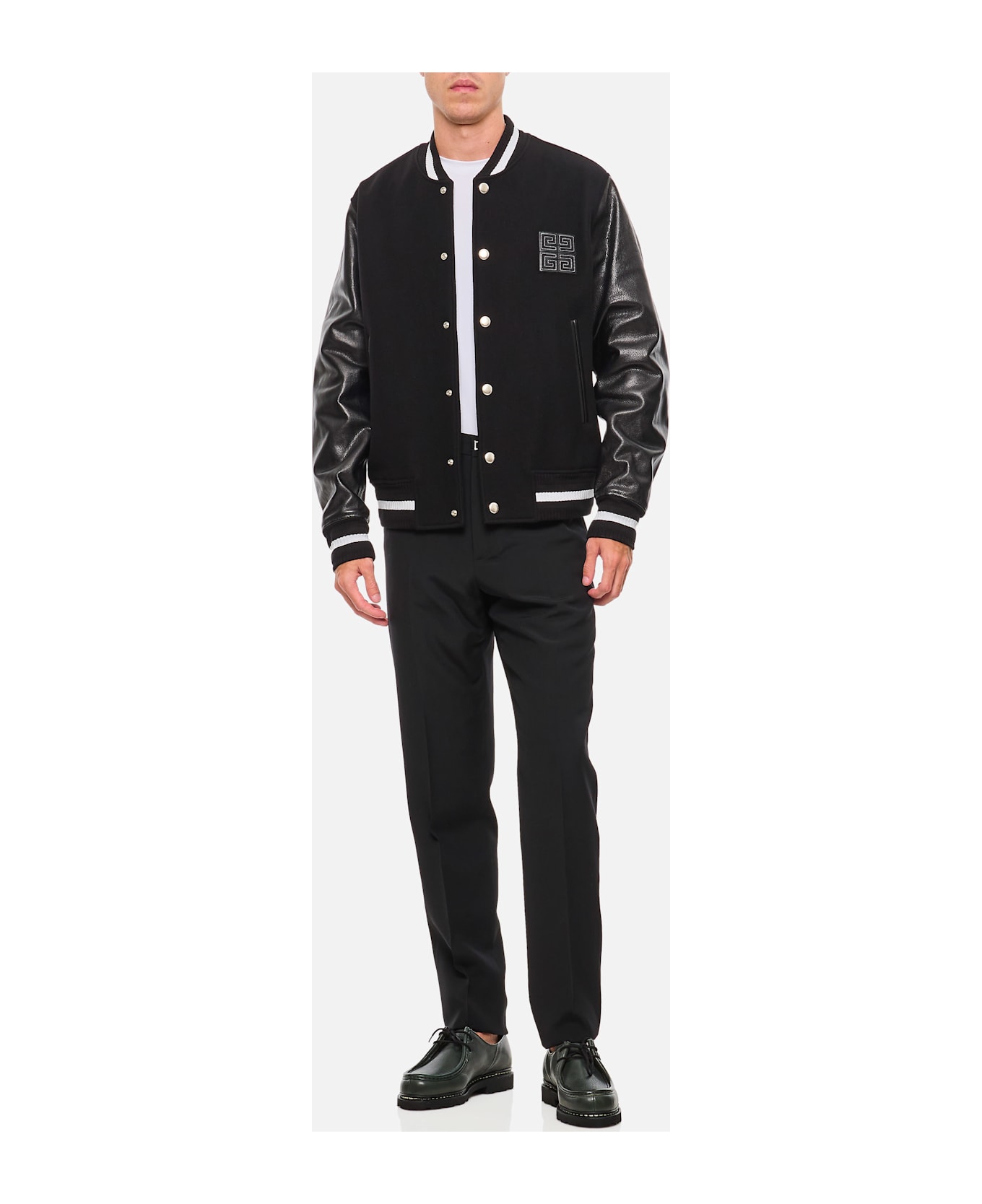 【関税&送料込】Givenchy Black Wool Wide Trousers cdb93240d83b16a6247defb2d5d433