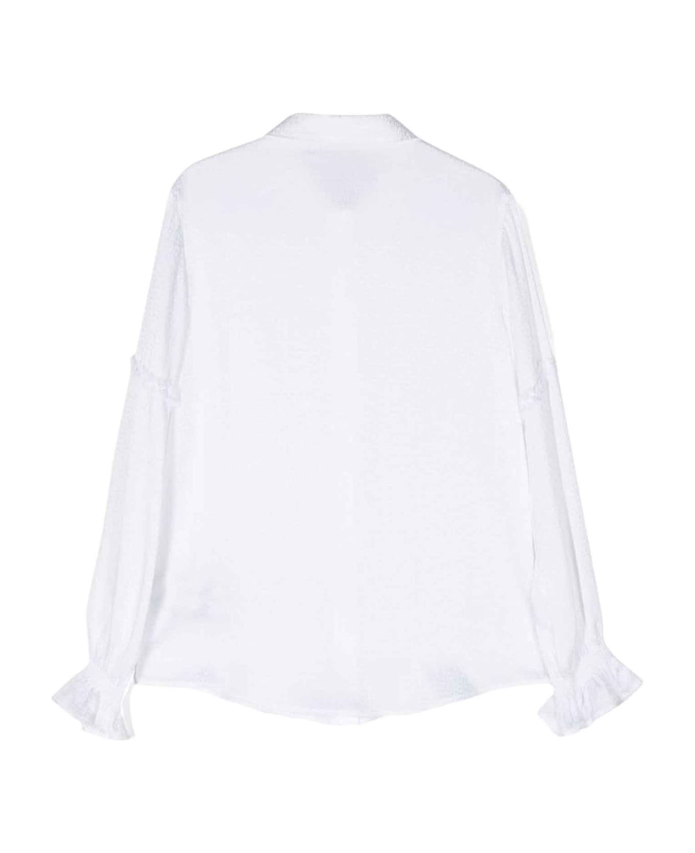 Balmain White Shirt Girl - Bianco