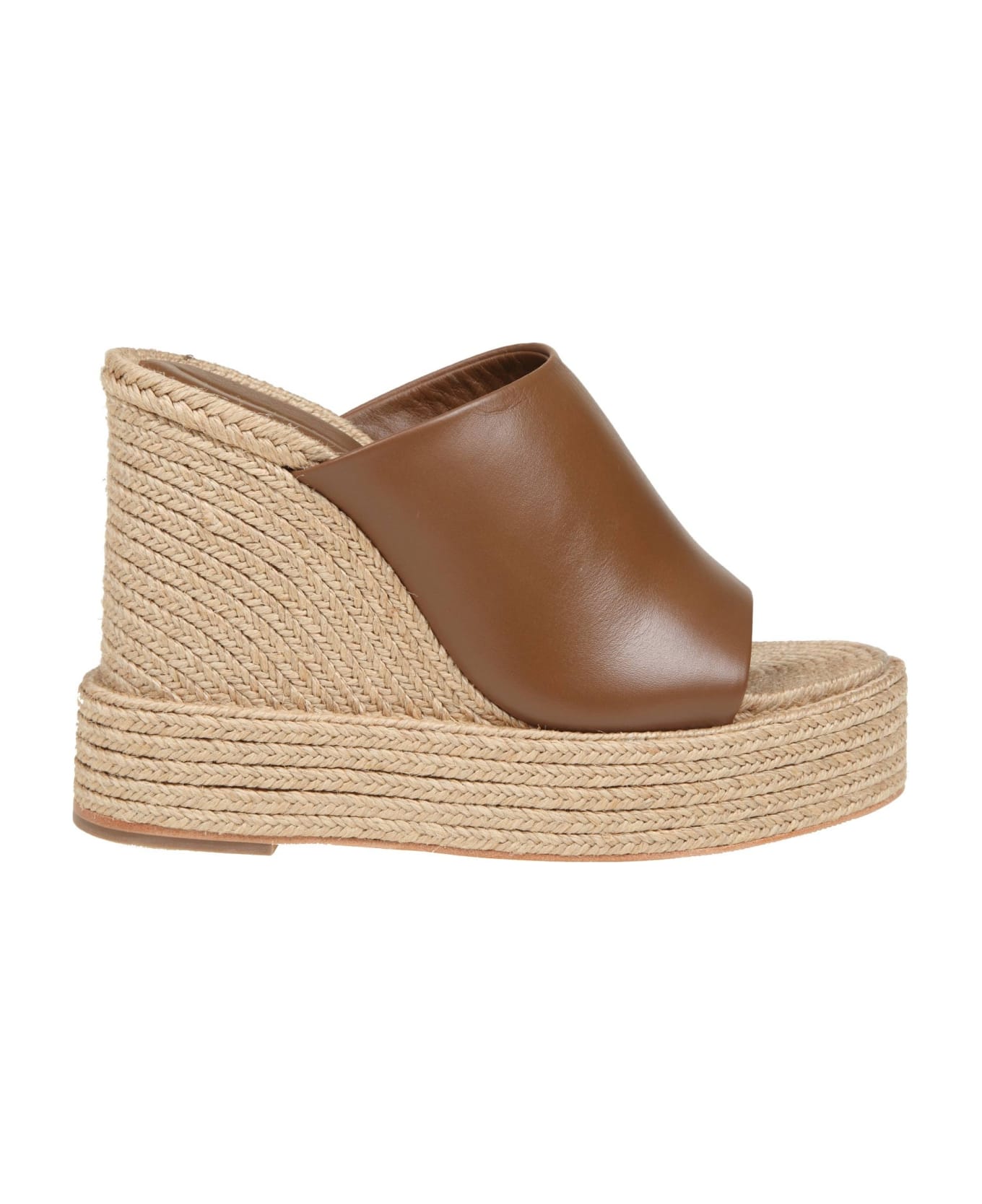 Paloma Barceló Camila Wedge Sandal In Leather Color - Leather