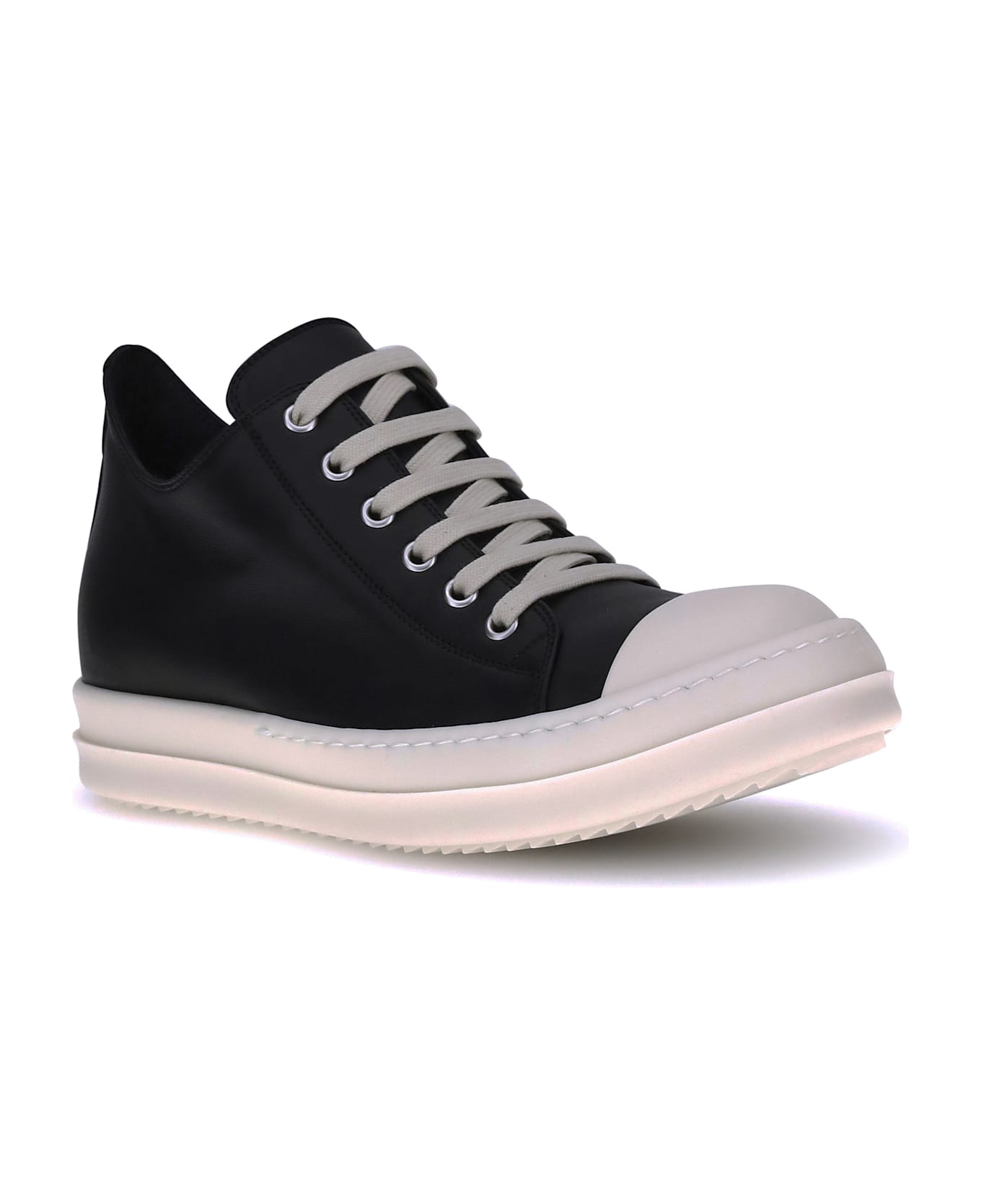 Rick Owens Leather Sneakers