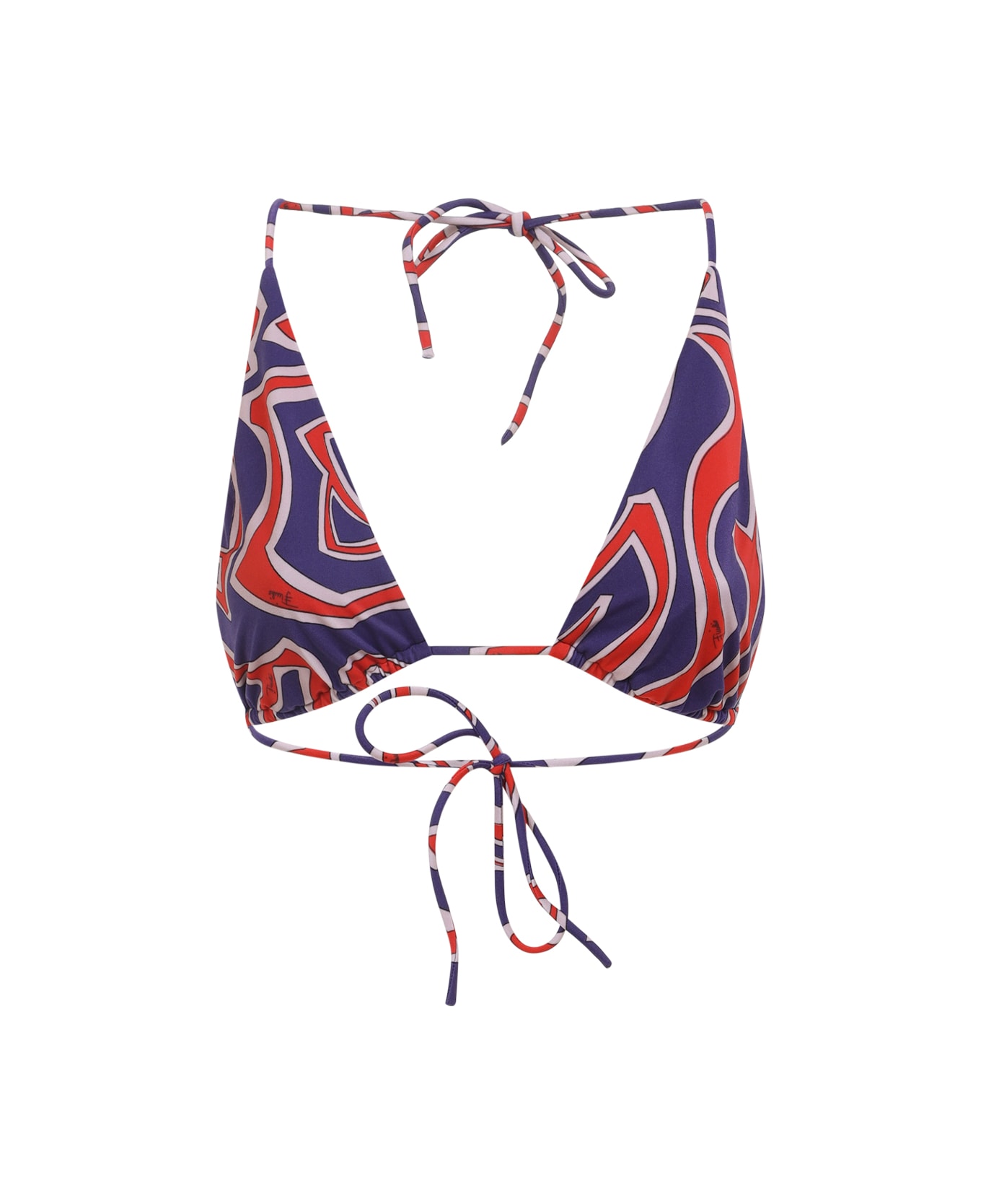 Pucci Polyamide Bra Bikini - Multicolor
