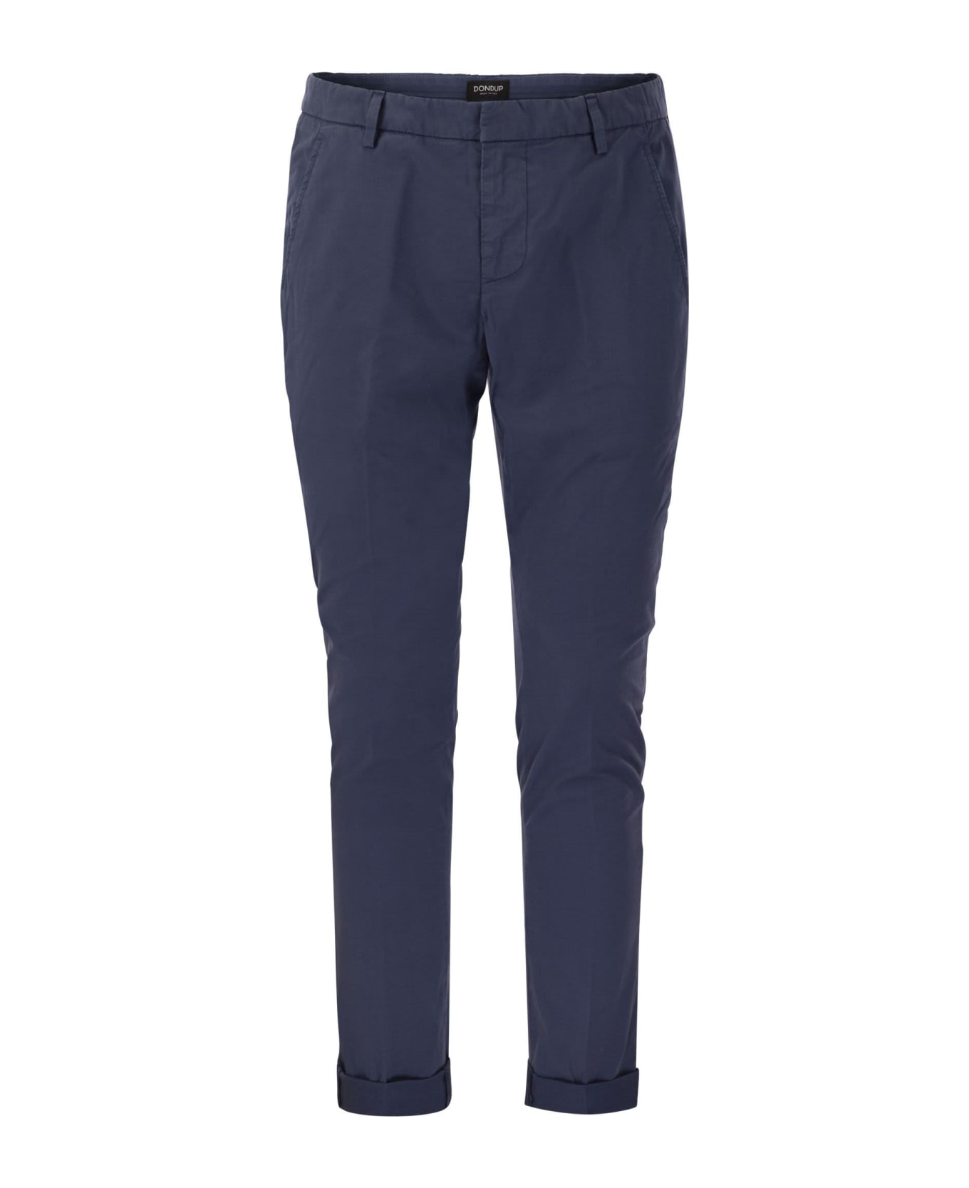 Dondup Gaubert - Slim-fit Gabardine Trousers - Blue