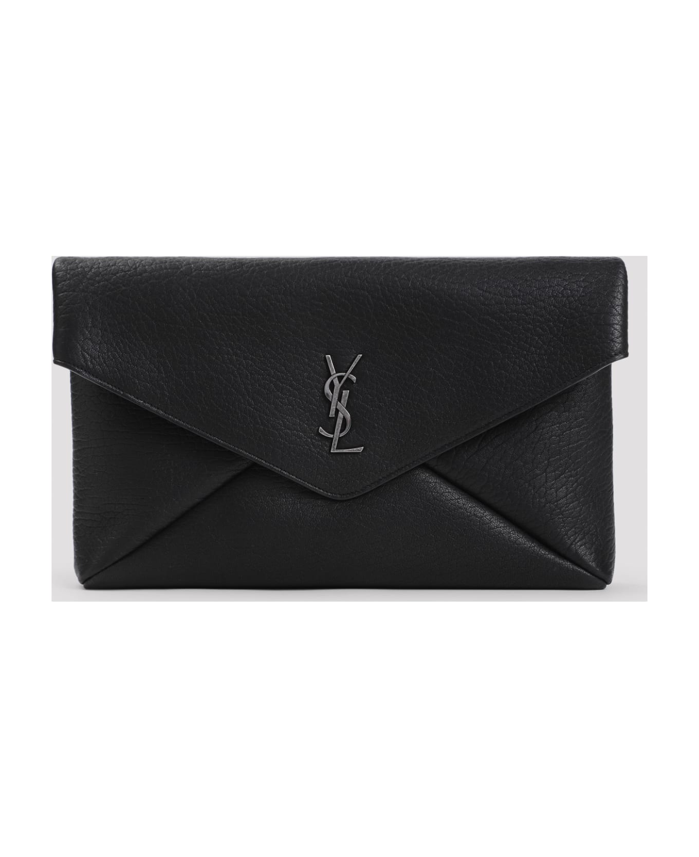 Saint Laurent Envelope Clutch - Black