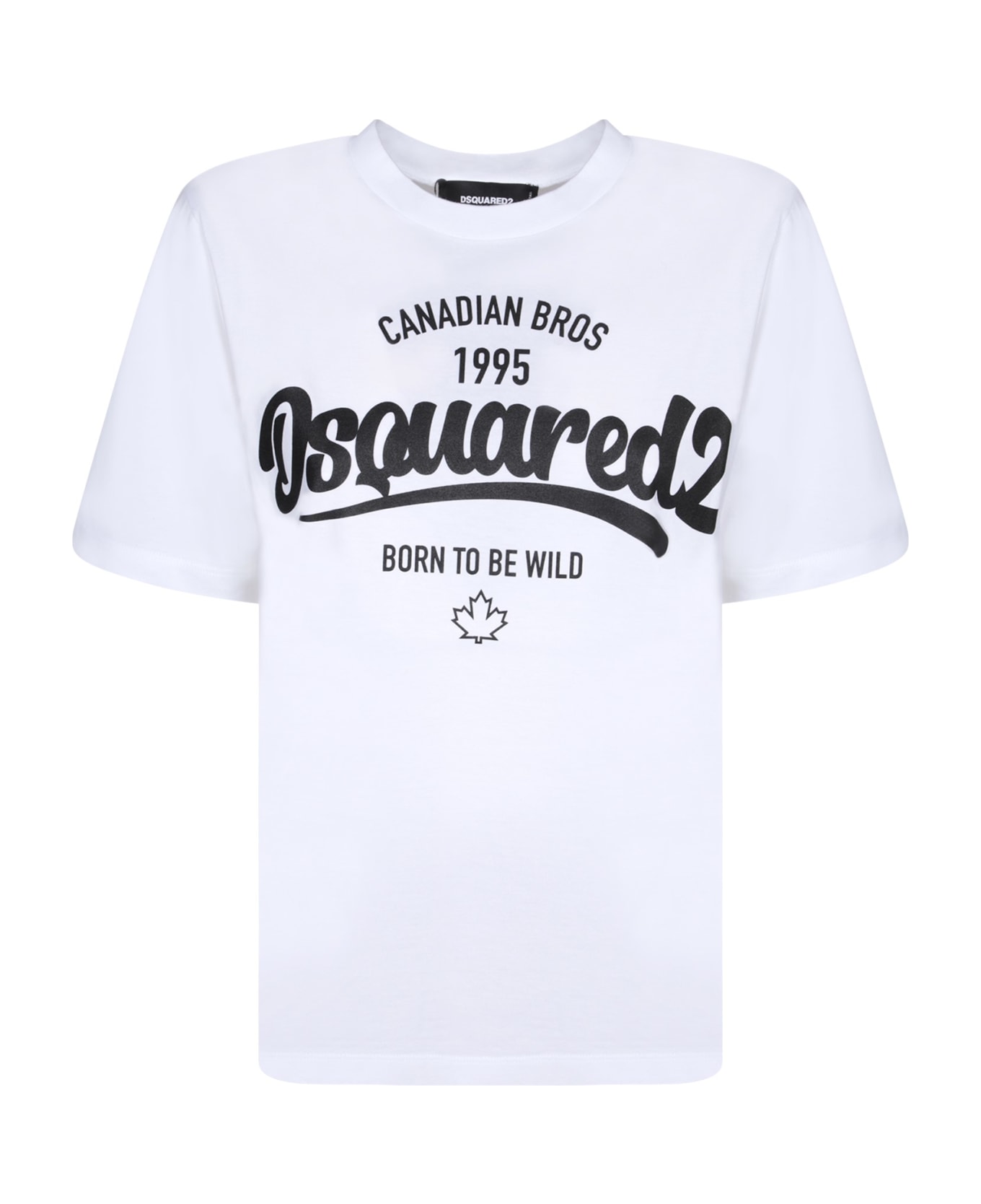 Dsquared2 Logo Printed Crewneck T-shirt - White
