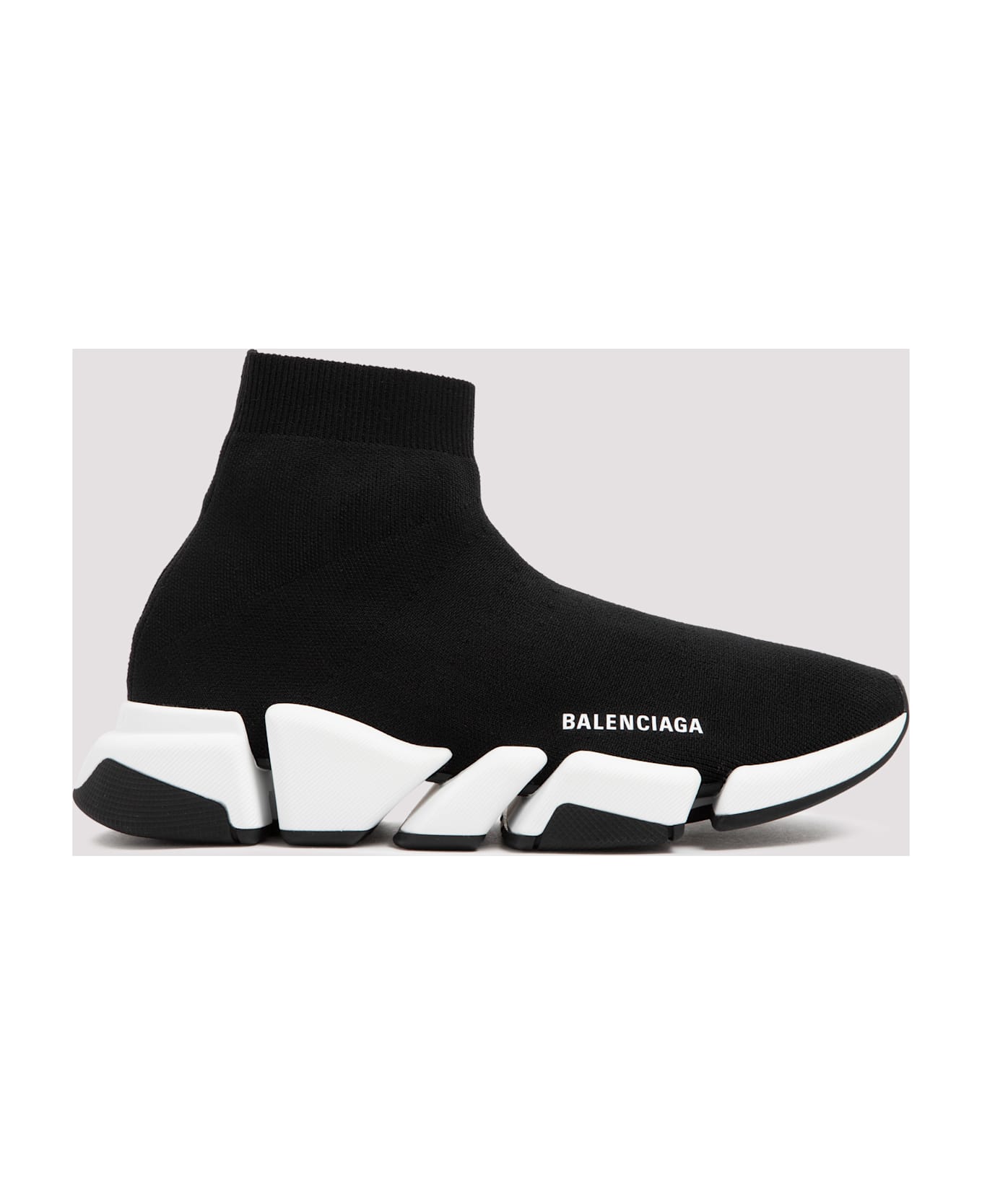 Balenciaga Speed 2.0 Sneakers - Black White Black