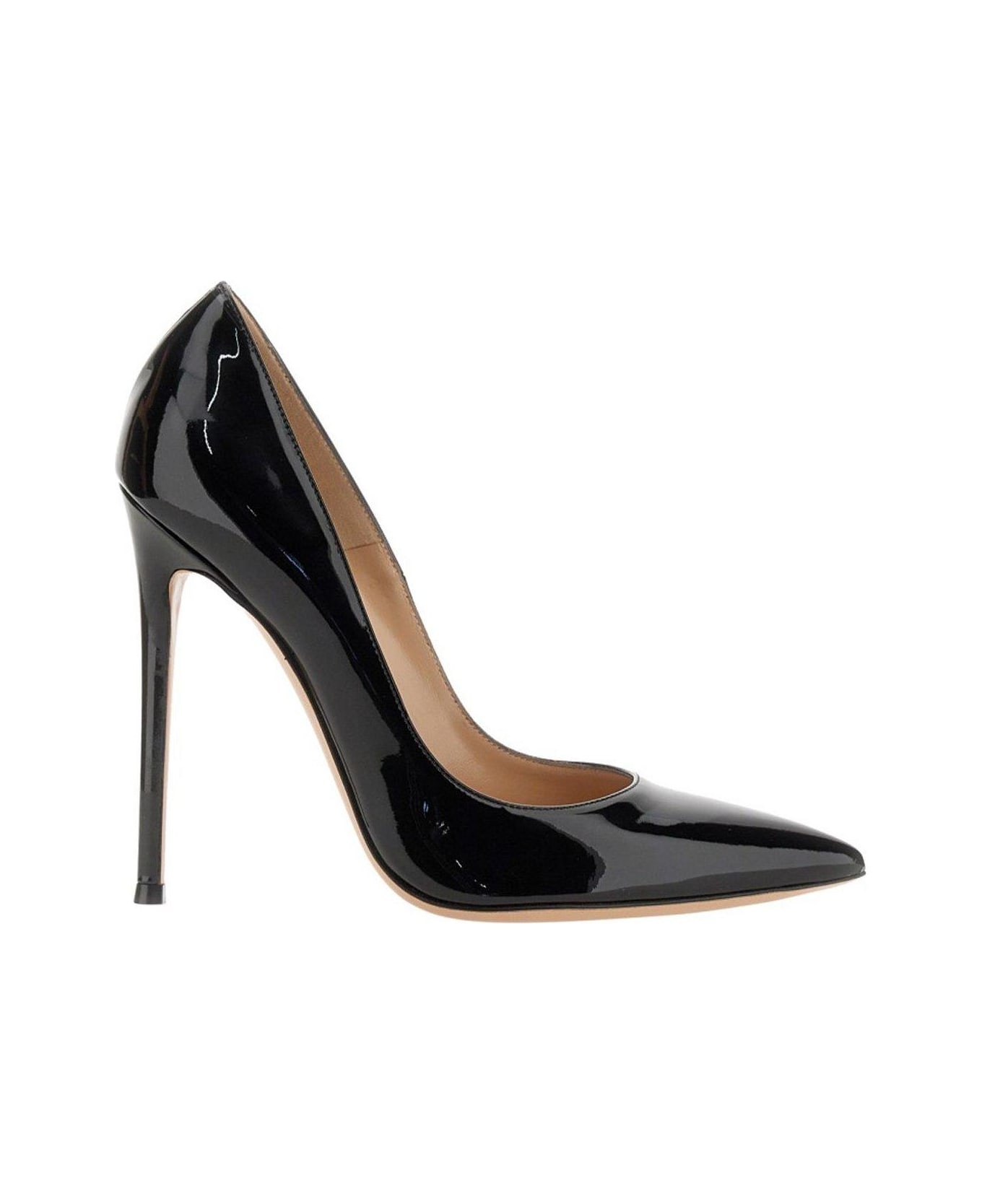 Gianvito Rossi Pointed-toe Slip-on Pumps - Black