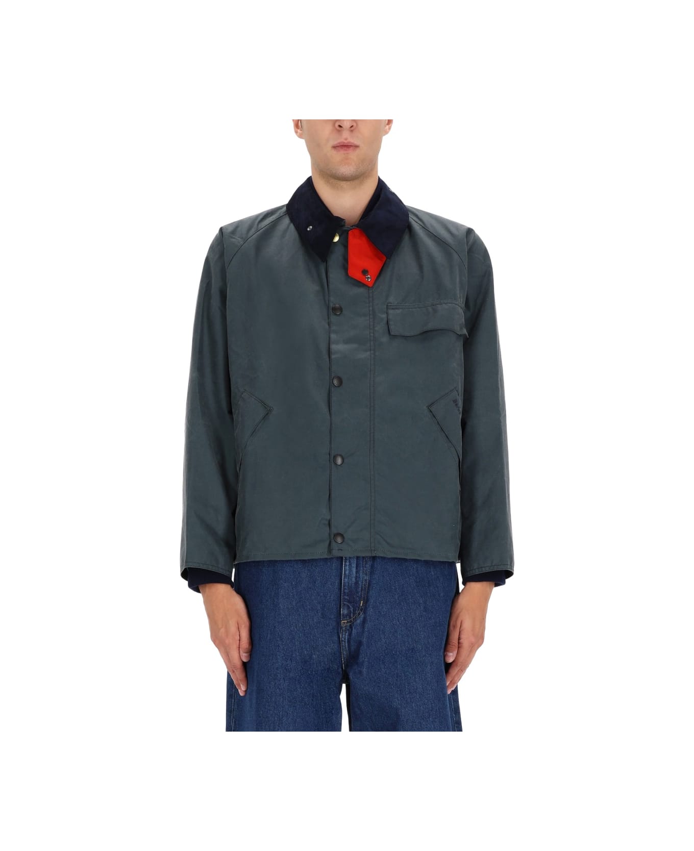 Paul Smith Waxed Cotton Jacket - GREY