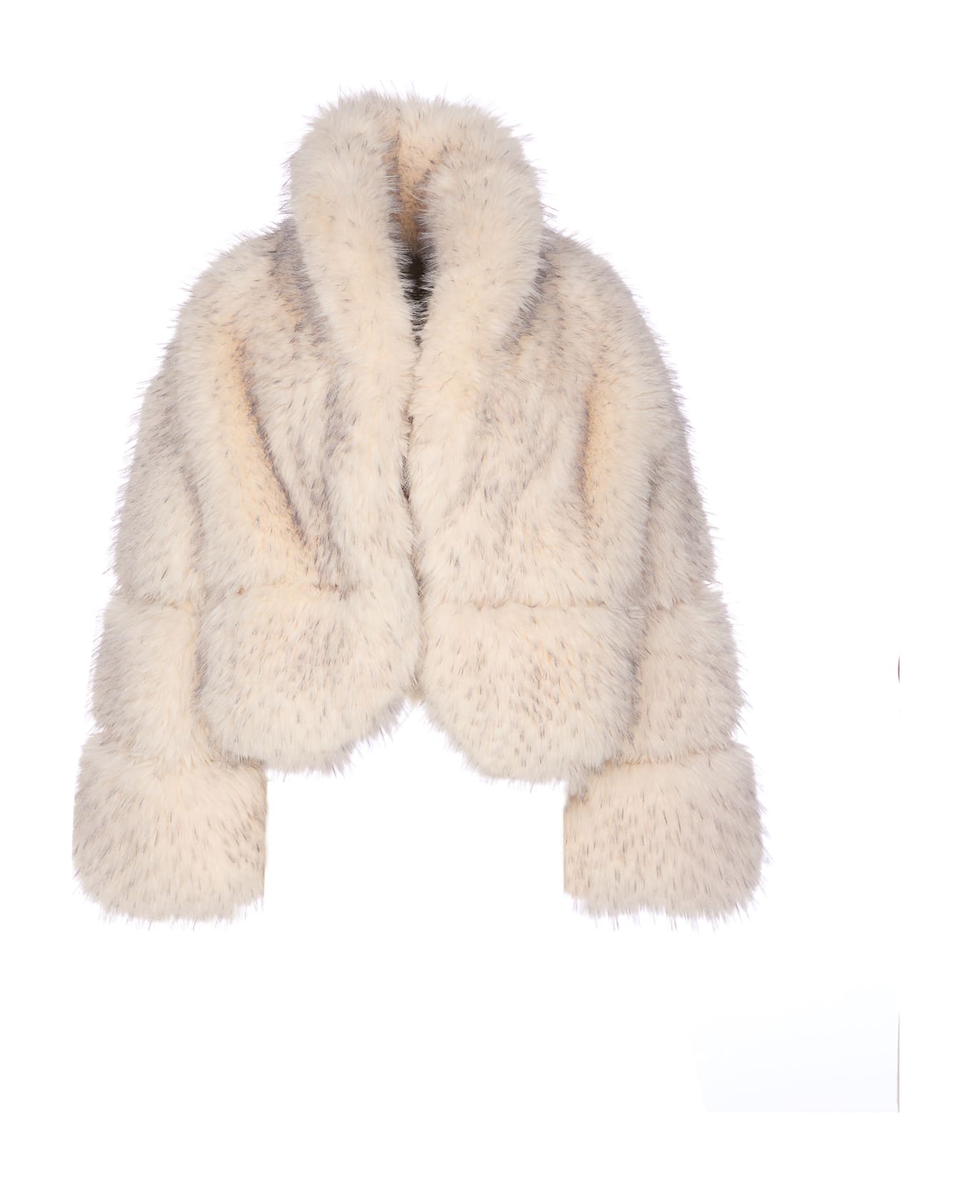 S.W.O.R.D 6.6.44 Faux Fur Jacket - White