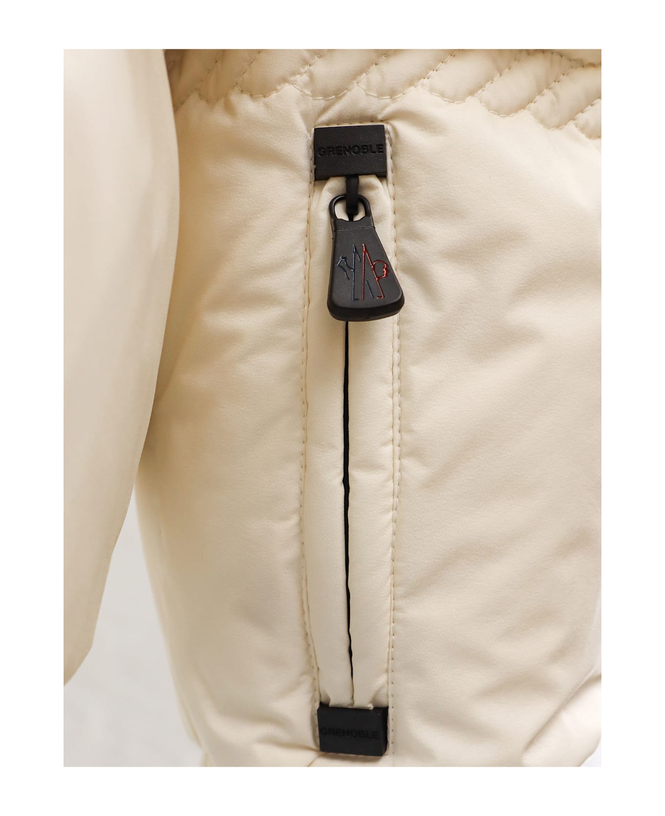 Moncler Grenoble Anglin Nylon Down Jacket - Cream