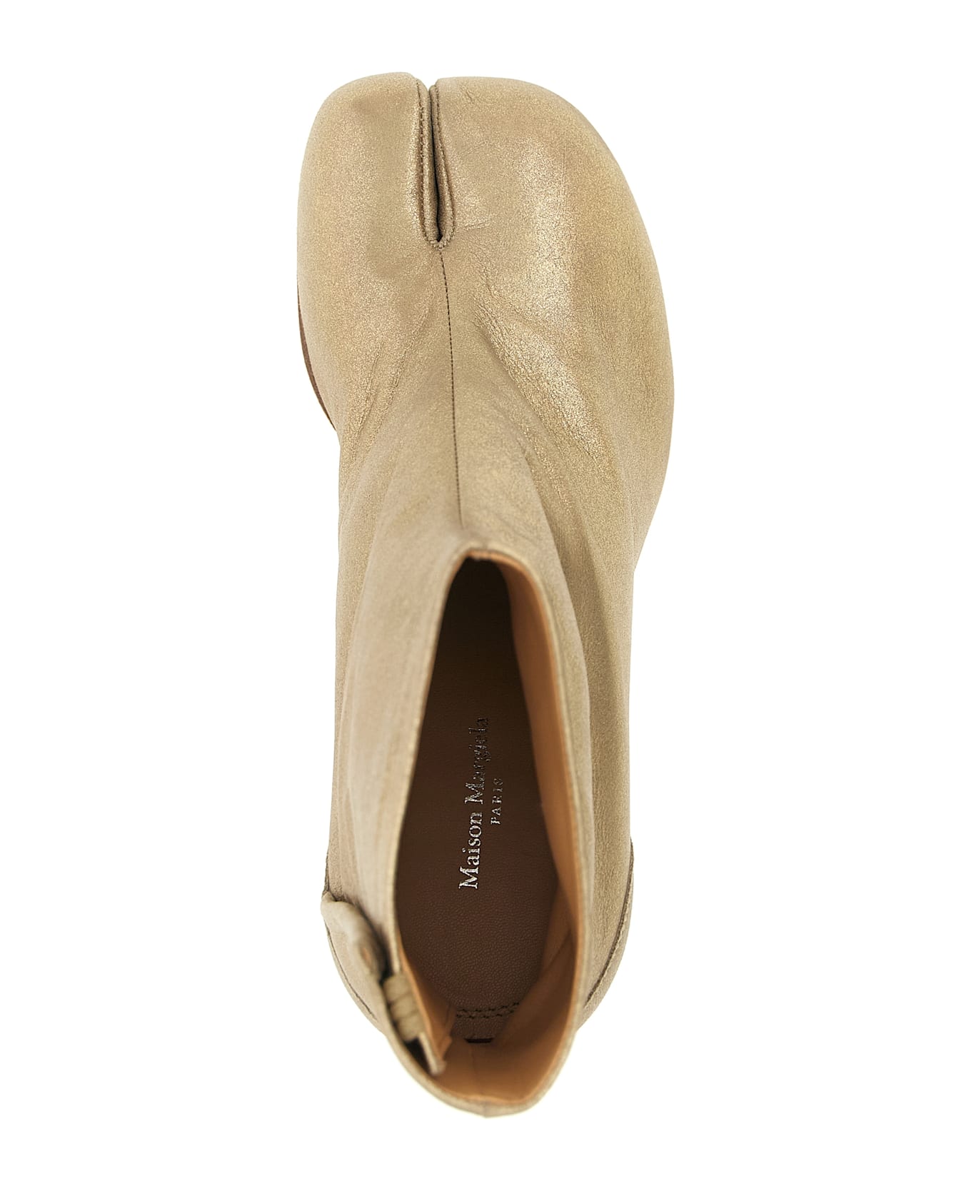 Maison Margiela 'tabi' Ankle Boots - Gold