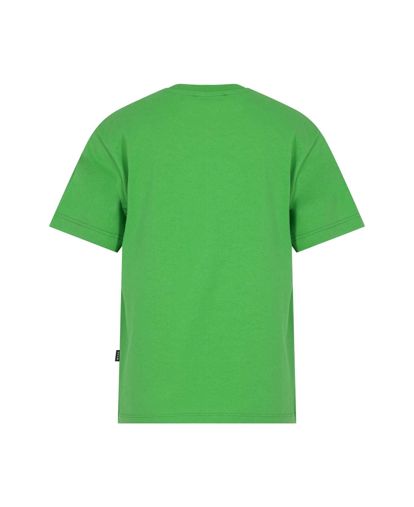 MSGM T-shirt Con Logo - Green Tシャツ＆ポロシャツ