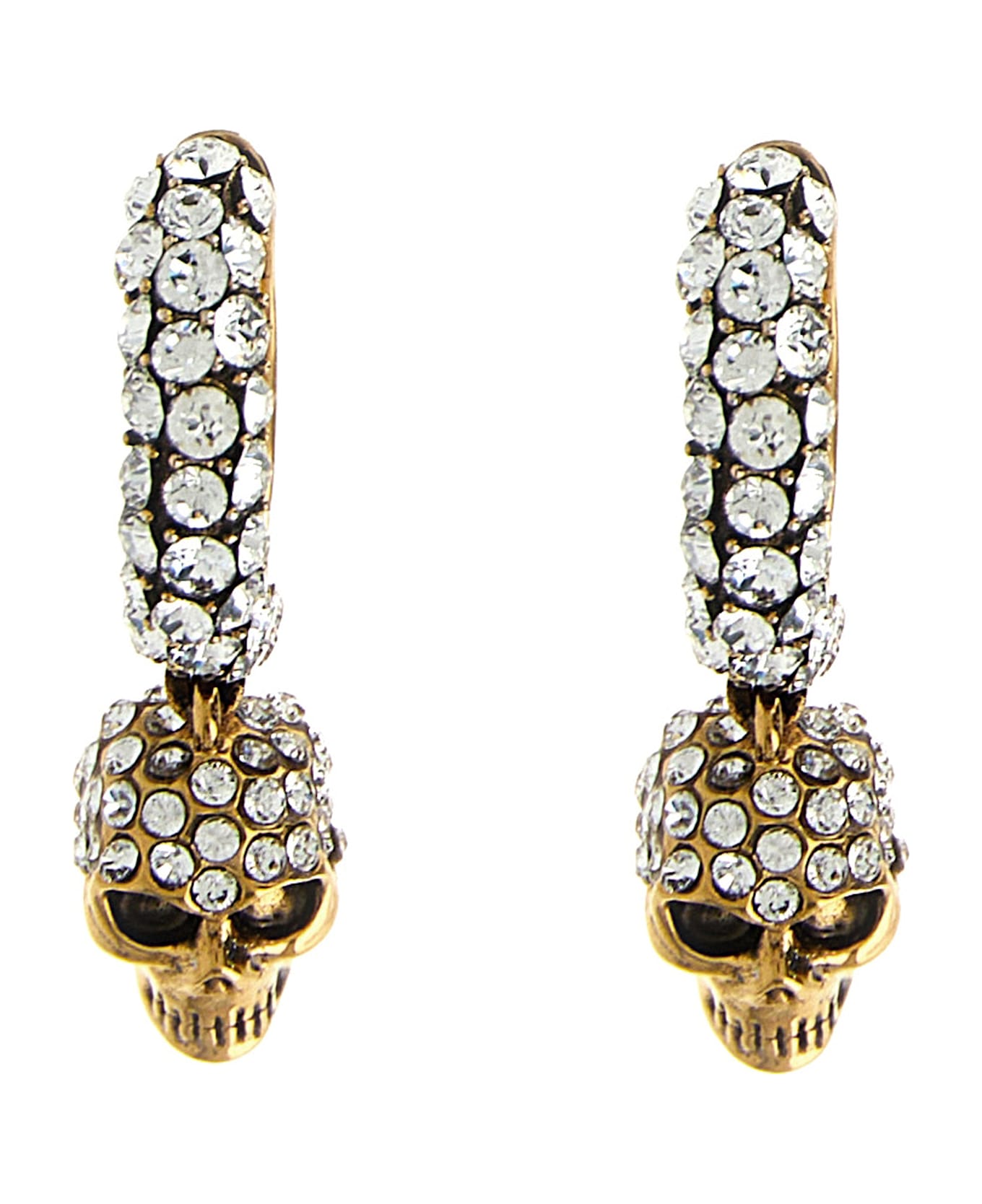 Alexander McQueen Skull Earrings - Gold