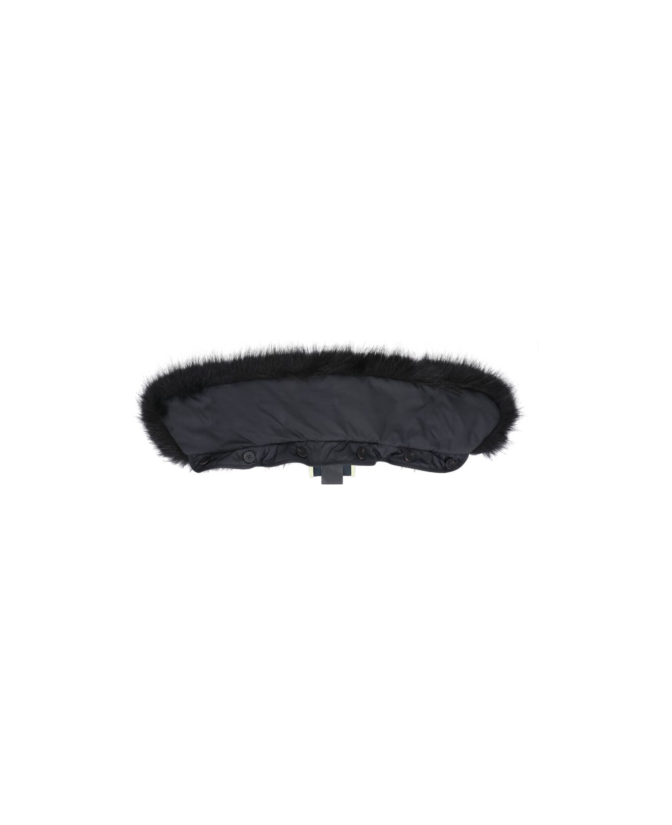 Marfa Stance Faux Fur Collar - Black  