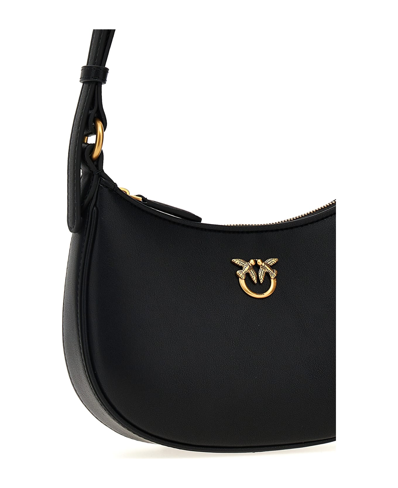 Pinko 
half Moon Baby
 Handbag - Black
