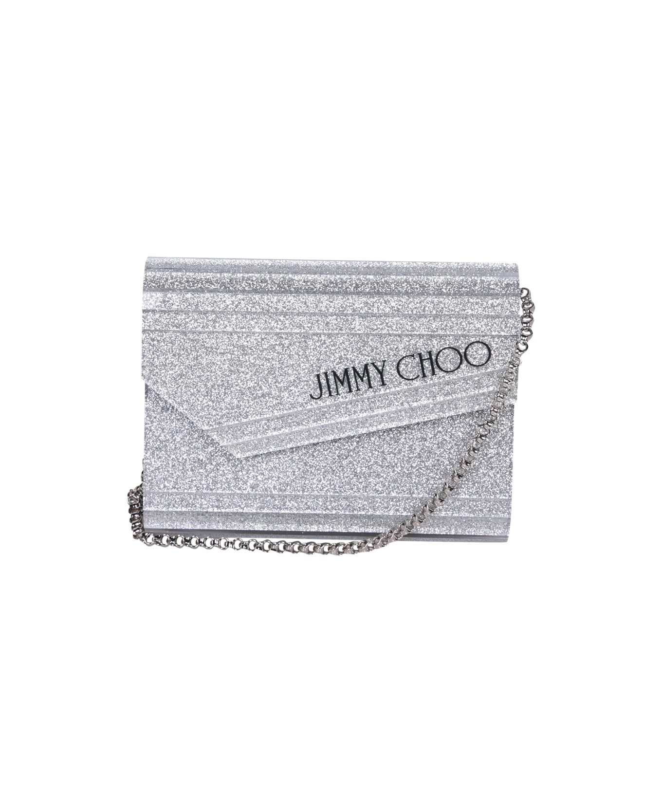 Jimmy Choo Candy Glitter Silver - Metallic
