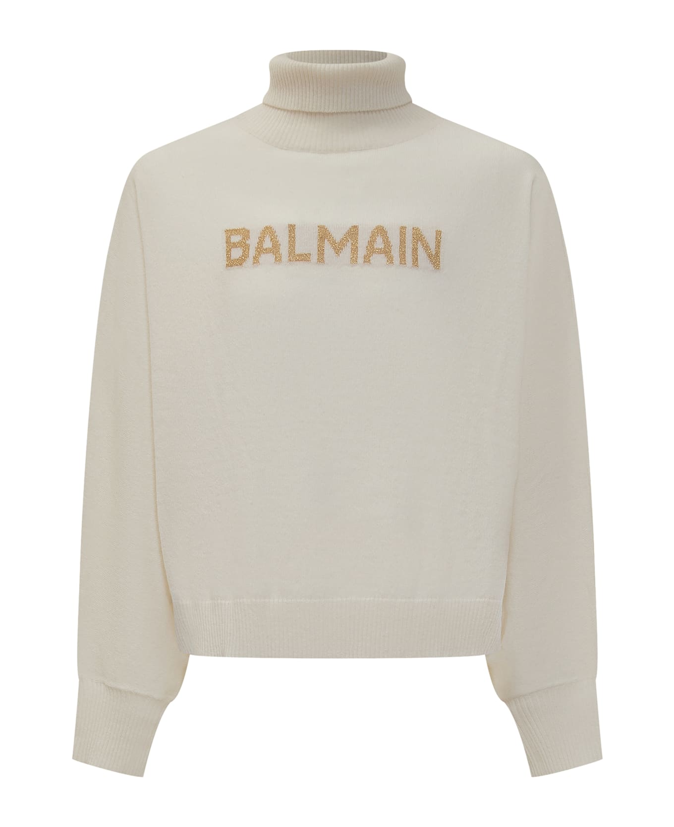 Balmain Top - IVORY/GOLD