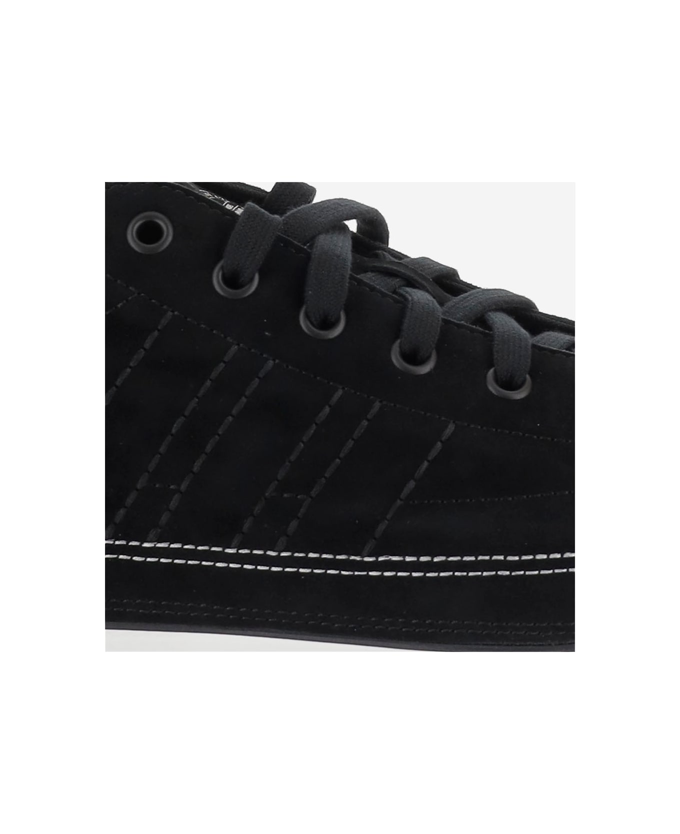 Y-3 X Neighborhood Leather Sneakers - Black