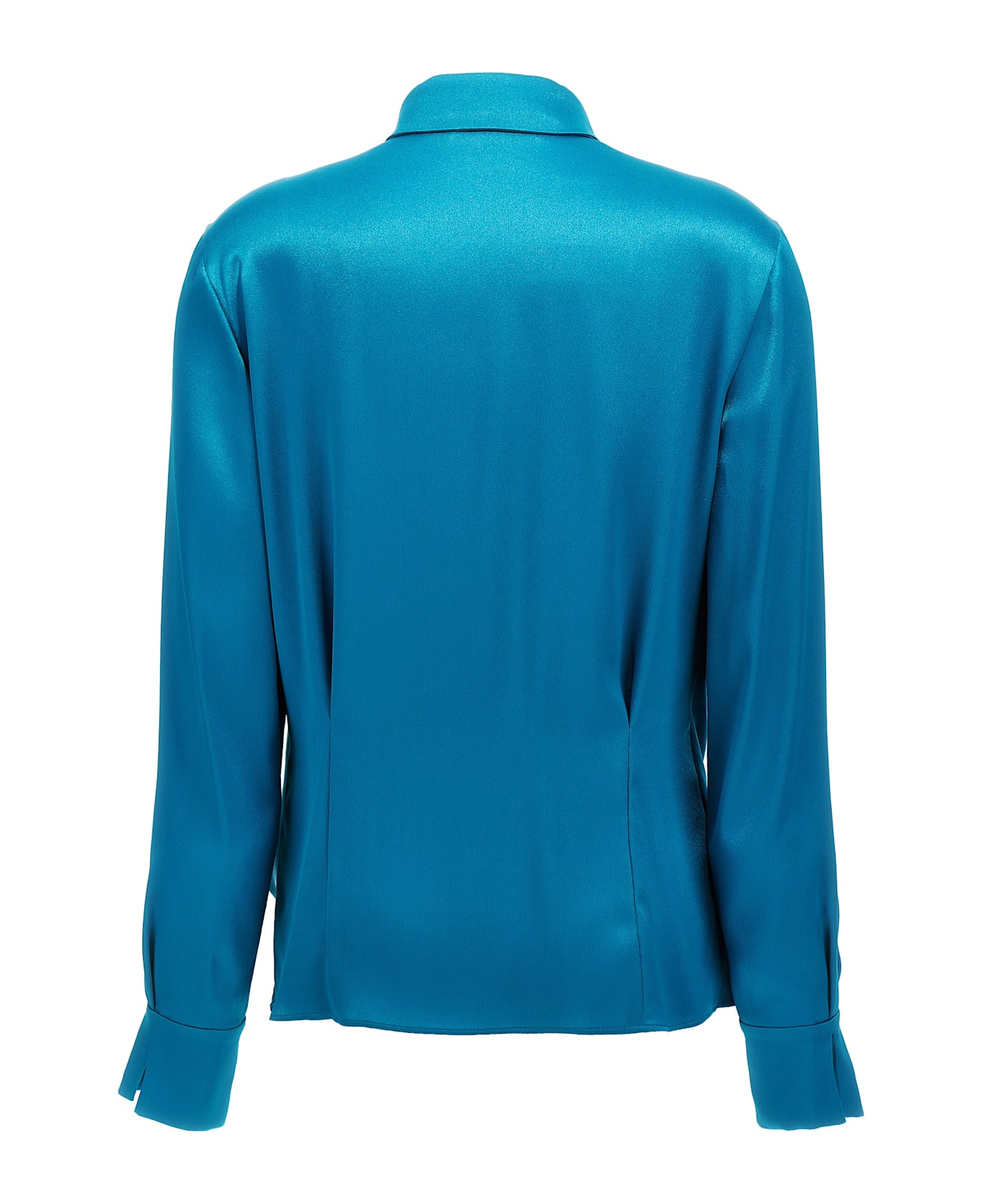 Alberta Ferretti Draped Shirt - Blue