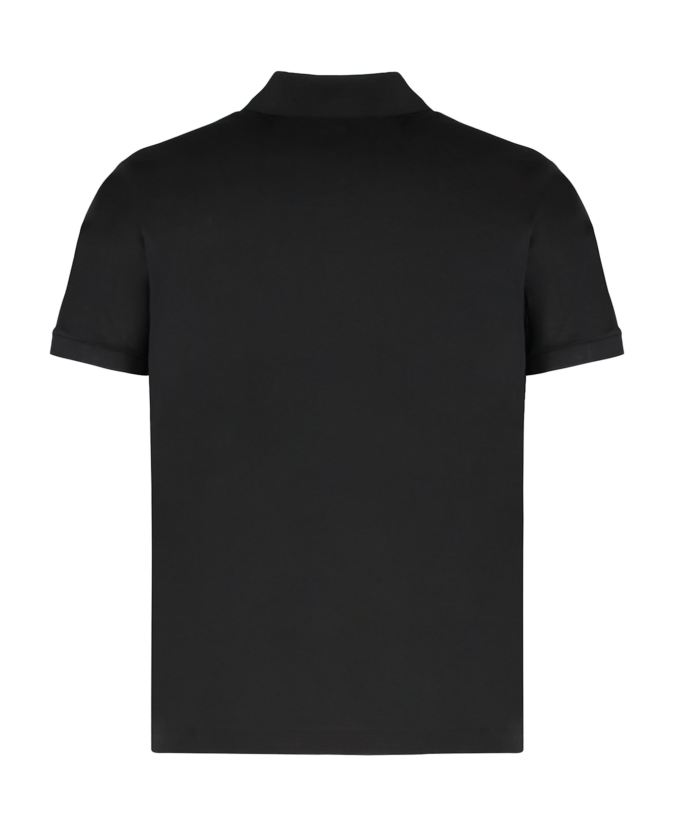 Paul&Shark Cotton Piqué Polo Shirt - BLACK