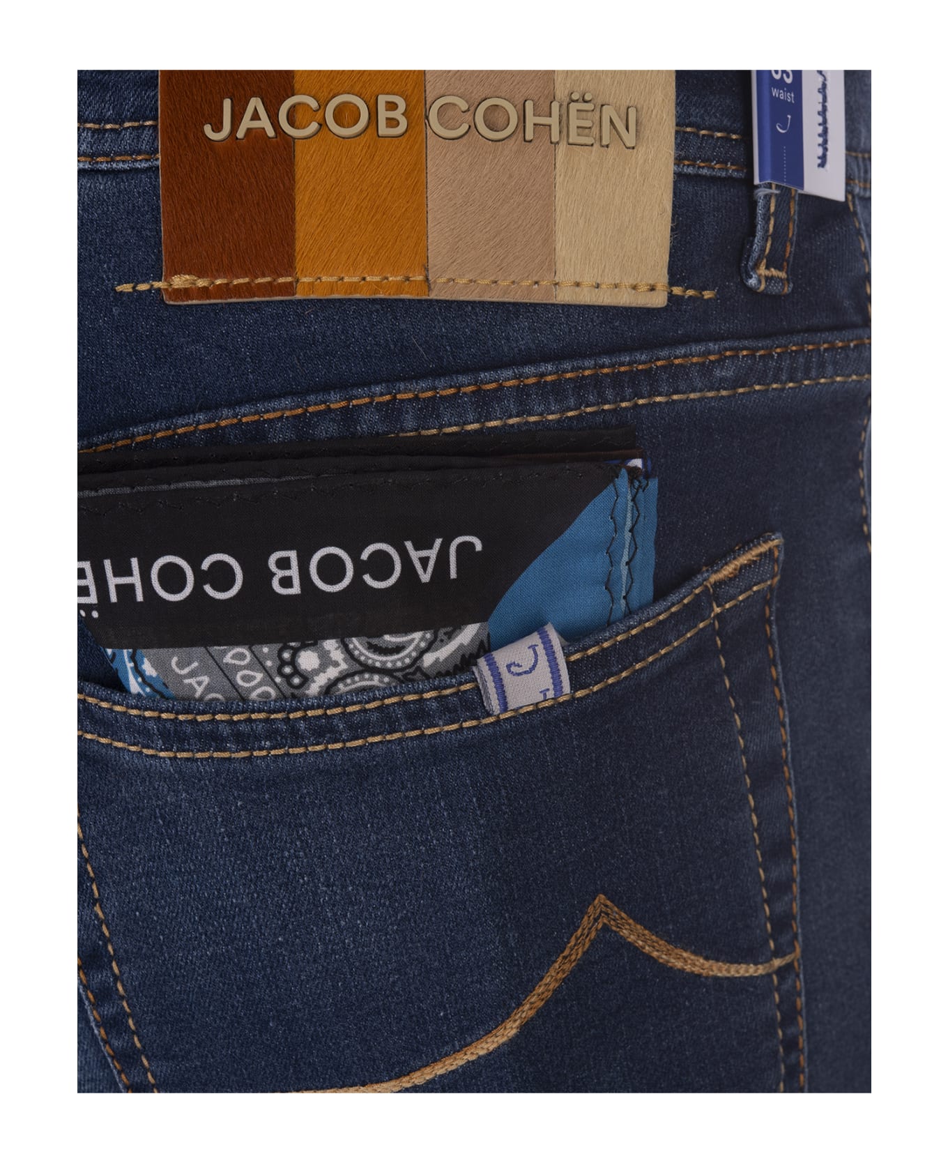 Jacob Cohen Indigo Blue Slim Nick Jeans - Blue デニム