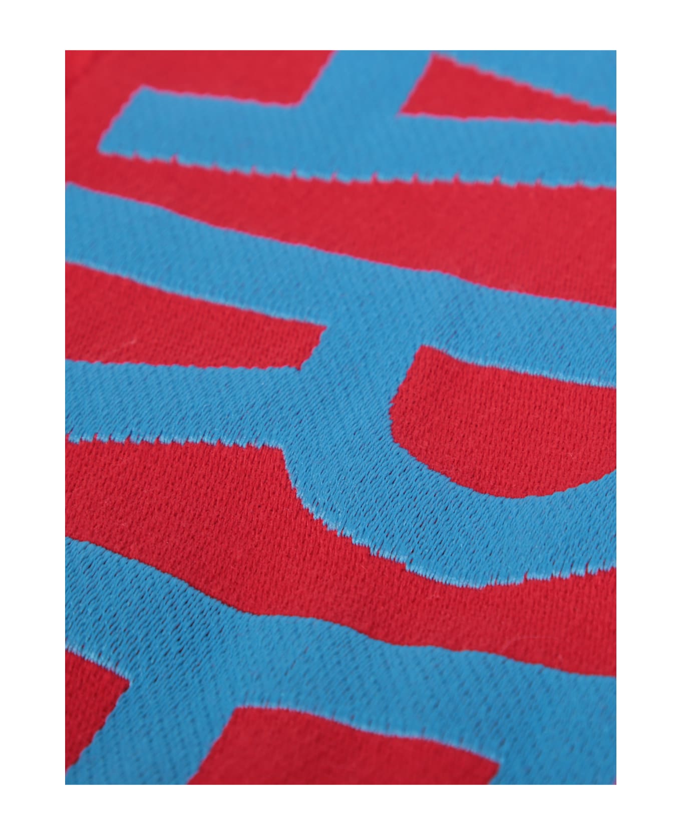 Dsquared2 Red/ Blue Technicolor Beach Towel - Red