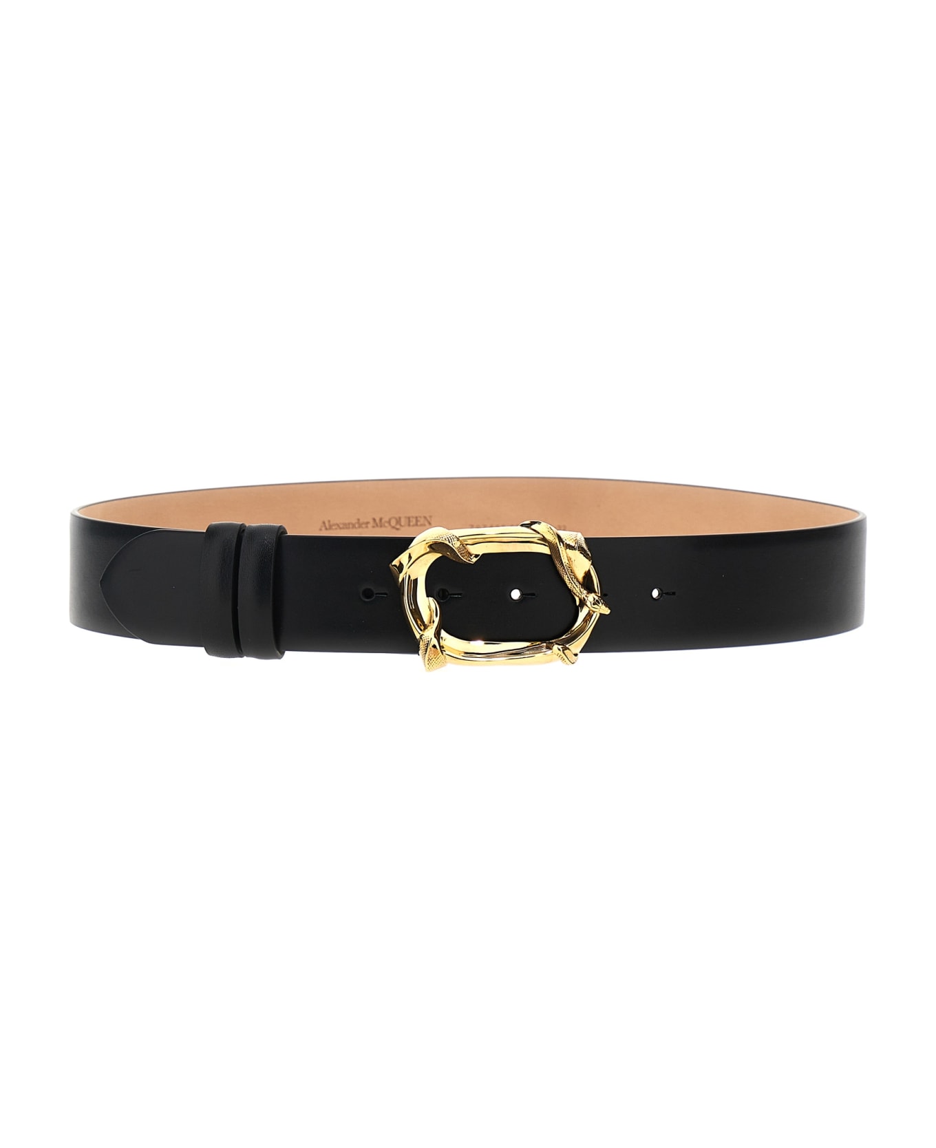 Alexander McQueen 'snake' Belt - Black