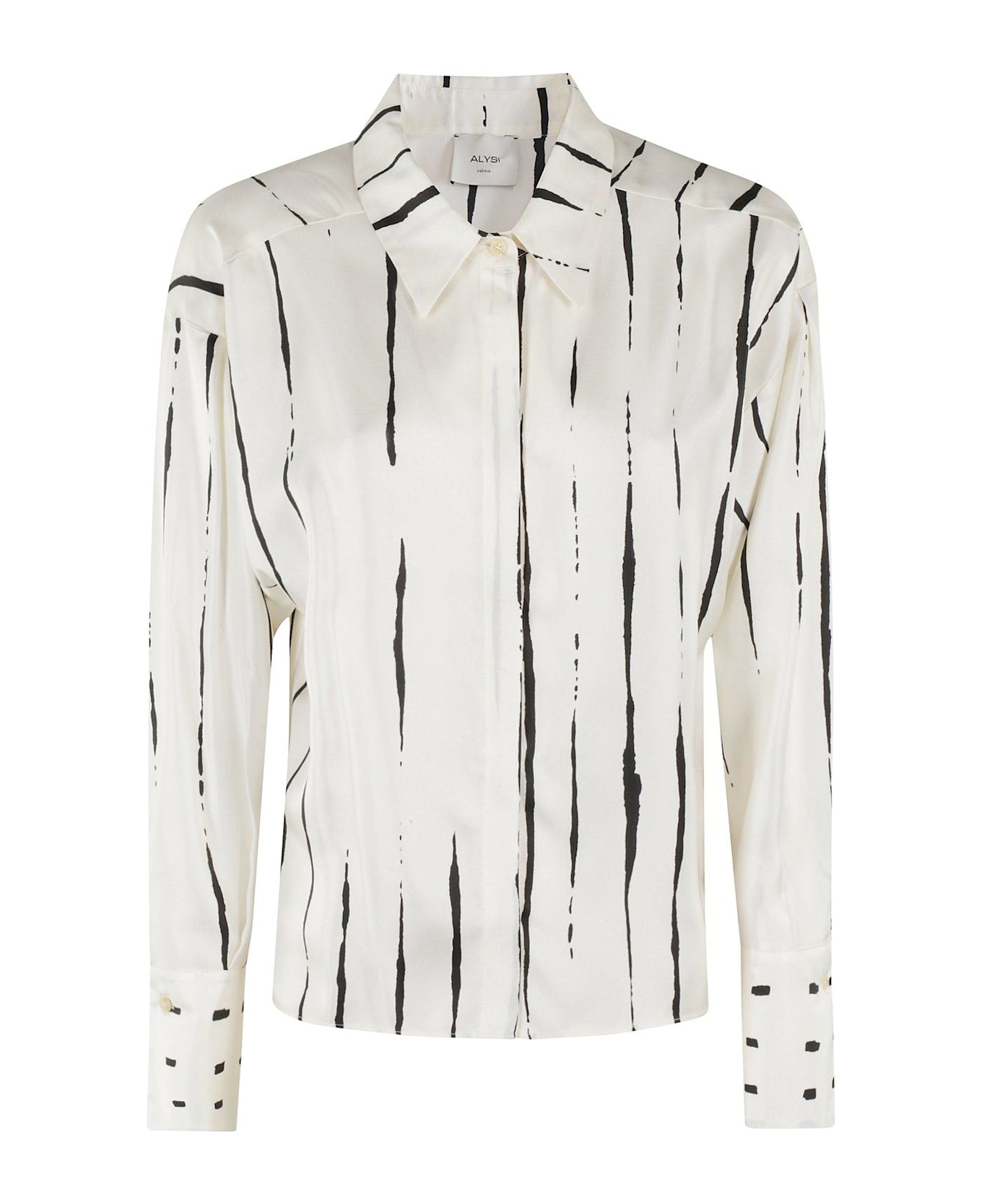 Alysi Long Sleeved Striped Shirt - Multicolore