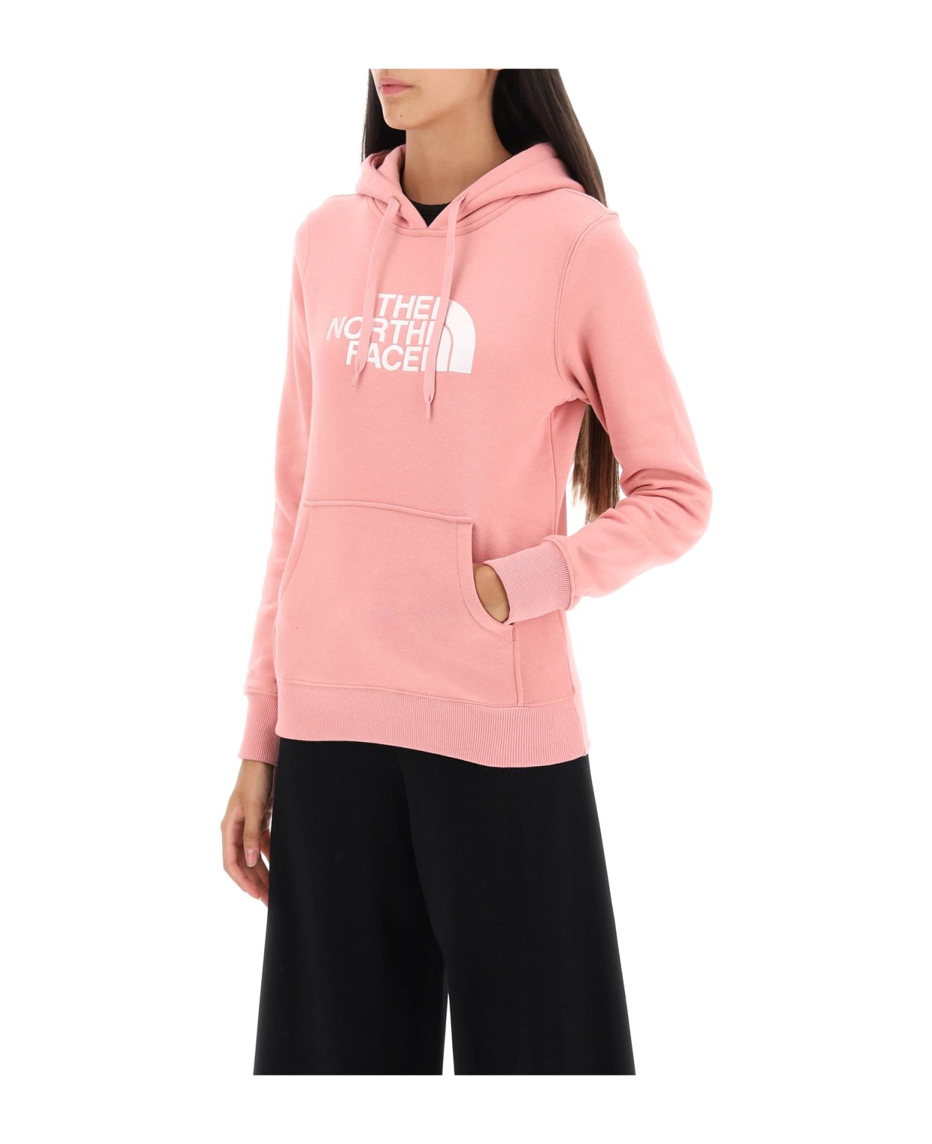 The North Face 'drew Peak' Hoodie With Logo Embroidery - SHADY ROSE (Pink)