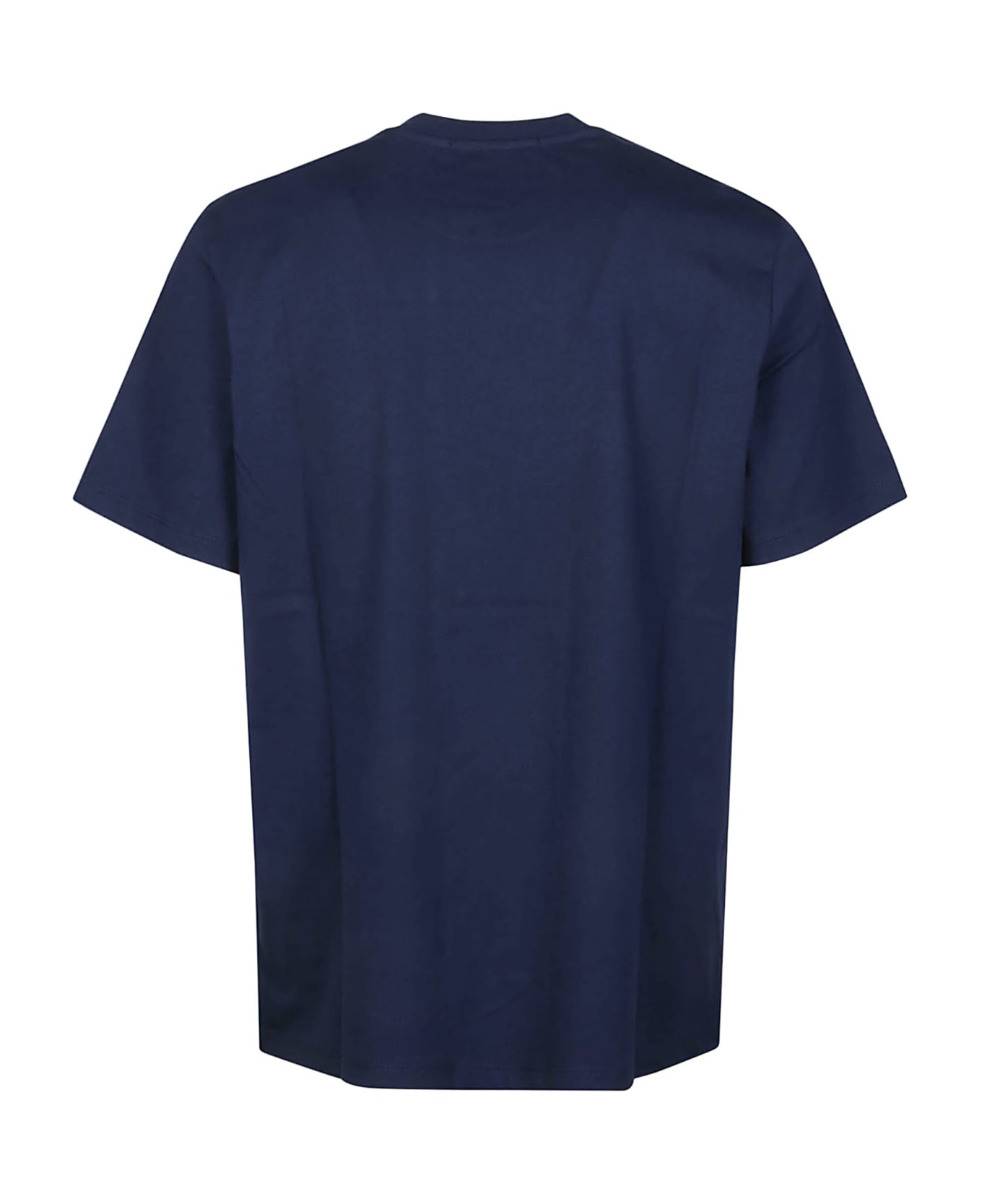MSGM Logo Print T-shirt - Blue シャツ