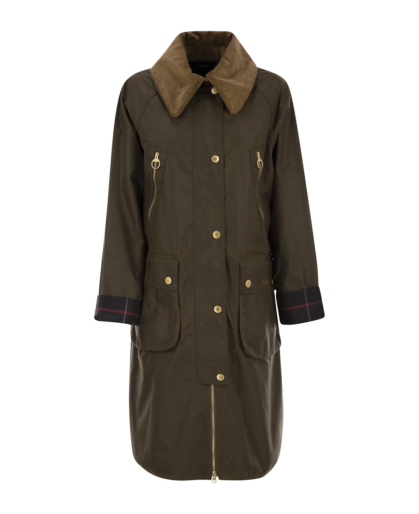 Barbour Classic Ebberston - Waxed Cotton Jacket - Olive