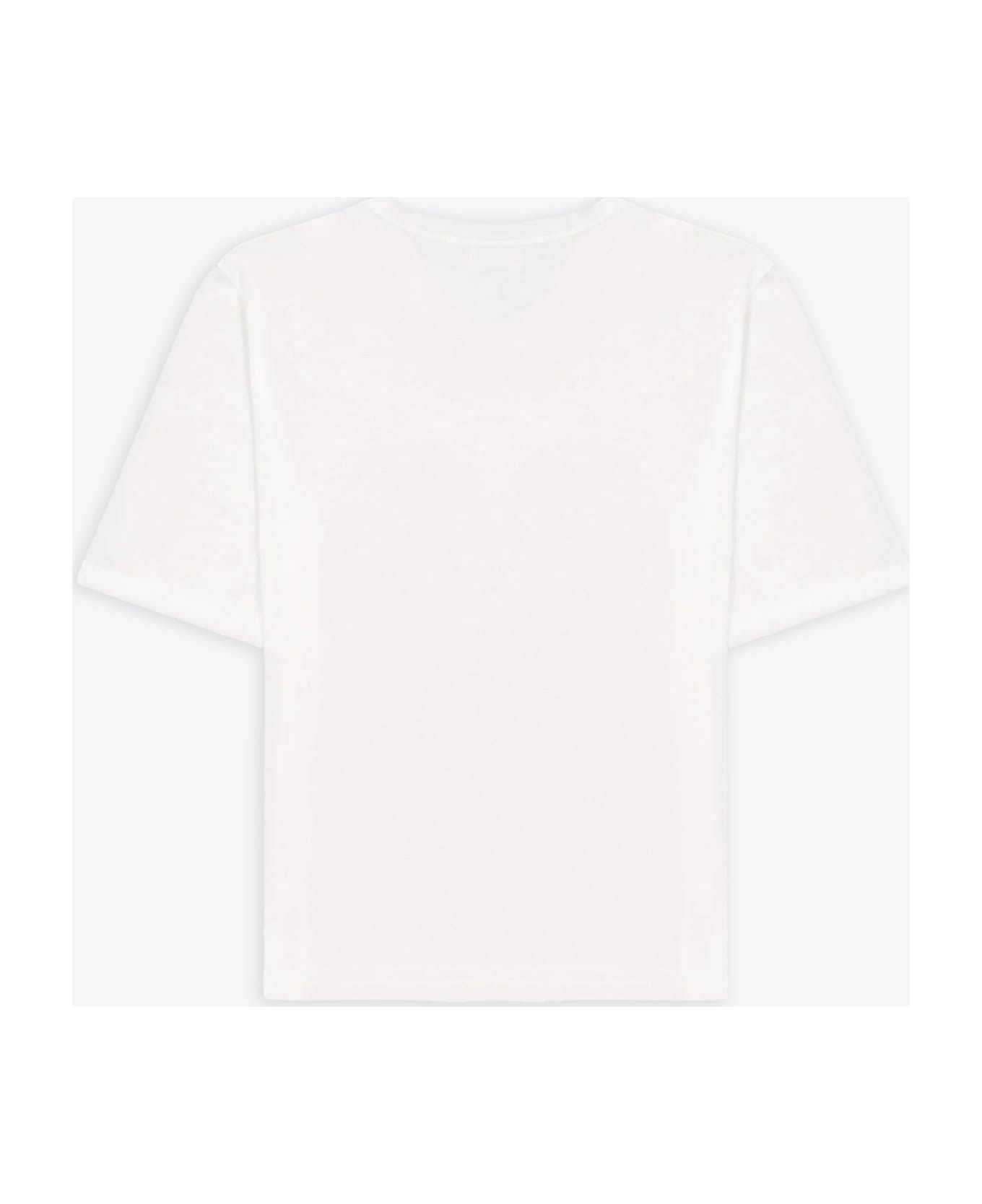 Laneus Crewneck Man White ultra-light cotton t-shirt - Bianco