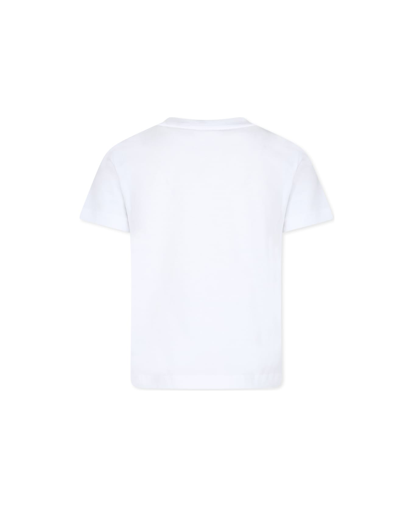 Givenchy White T-shirt For Boy With Logo - Bianco