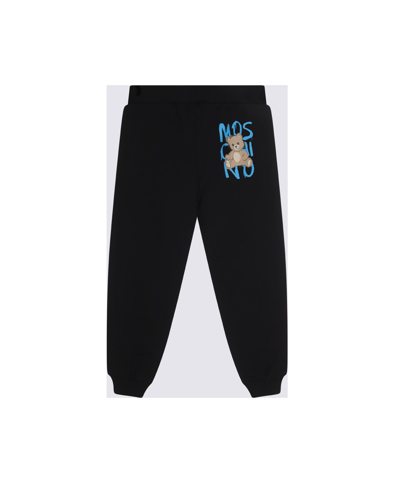 Moschino Black Cotton Pants - NERO/BLACK