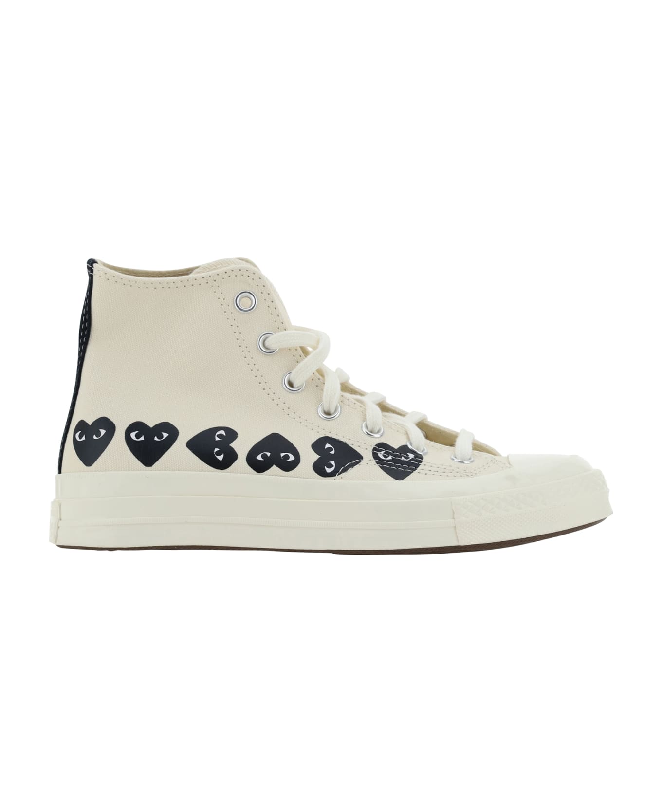 Comme des Garçons Play Multi Heart High Sneakers - White スニーカー