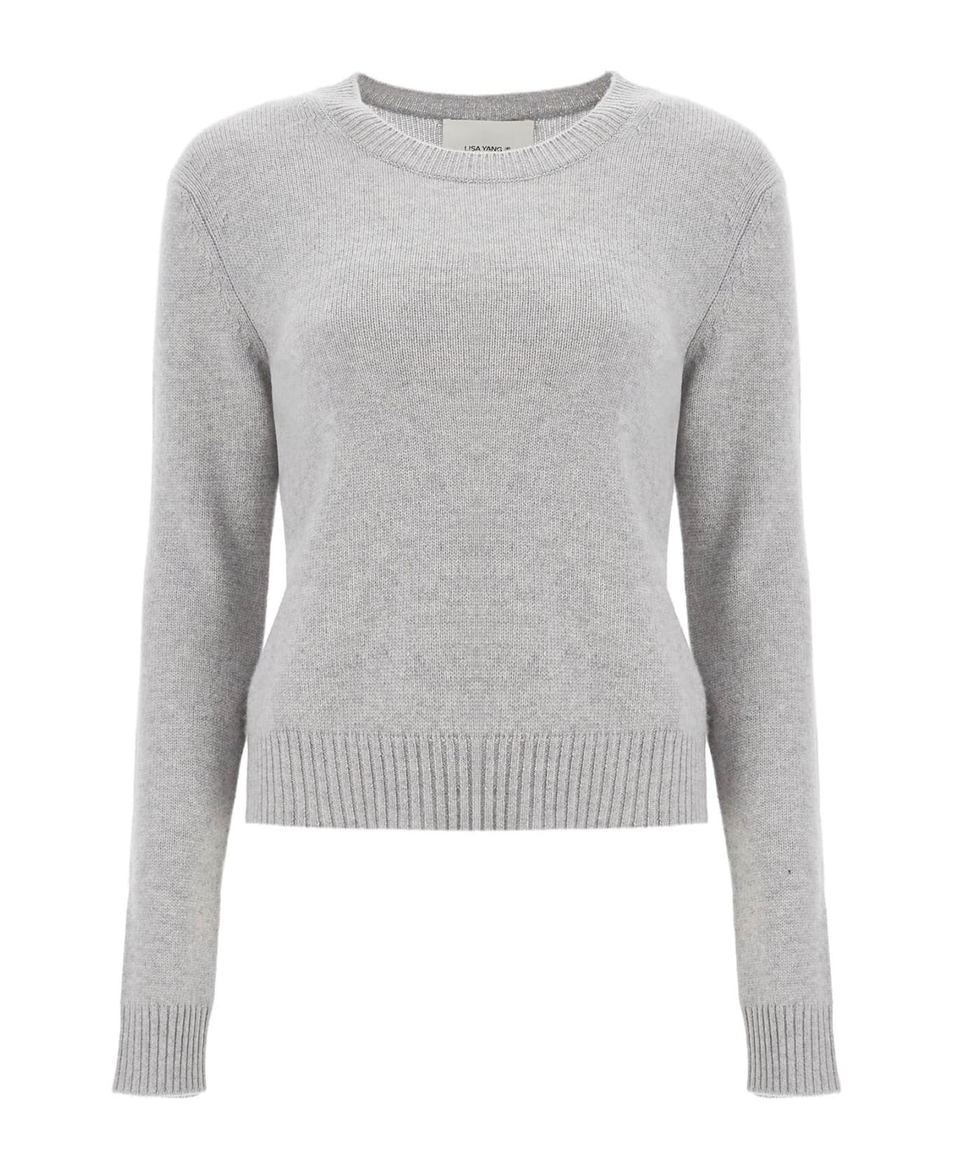 Lisa Yang Cashmere Mable Pullover - Light Grey