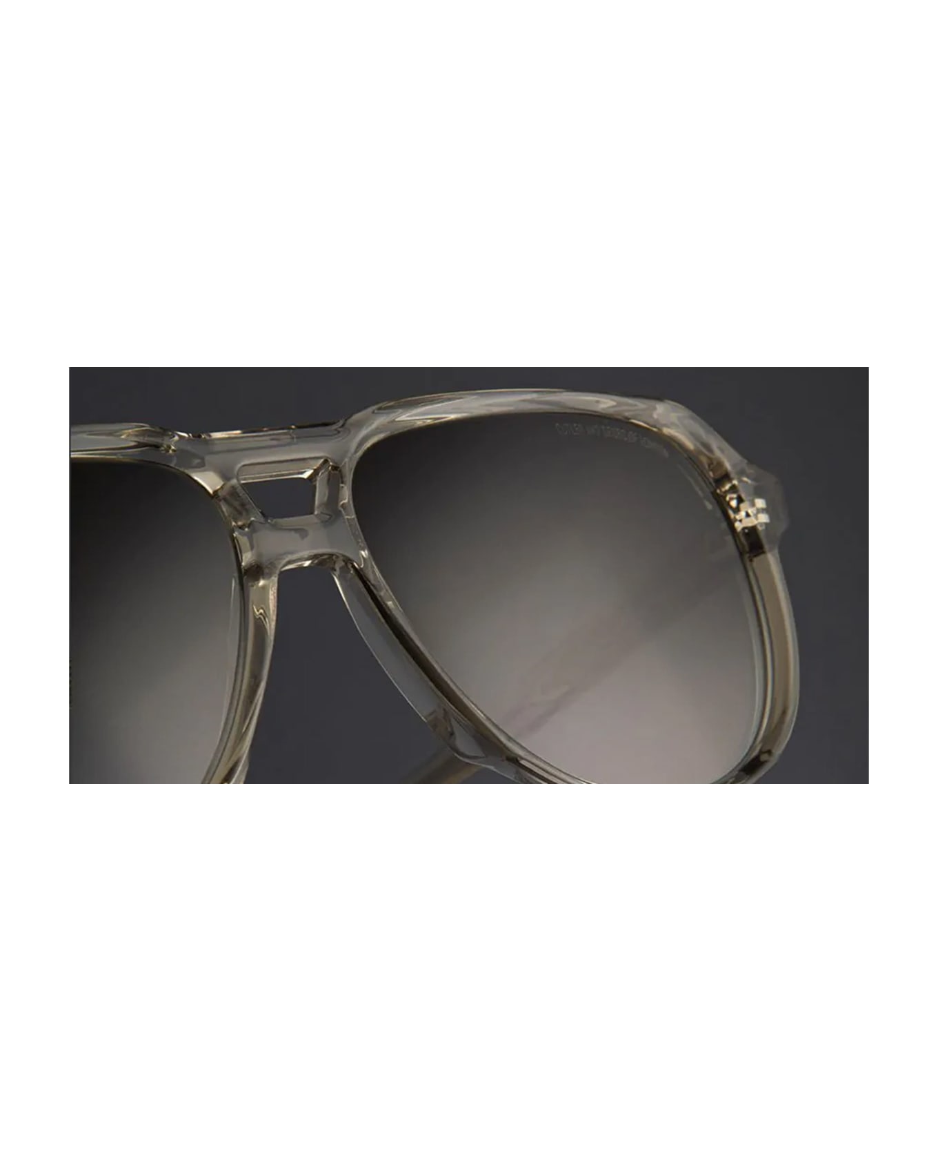 Cutler and Gross 9782-03 - Sand Crystal Sunglasses - transparent beige