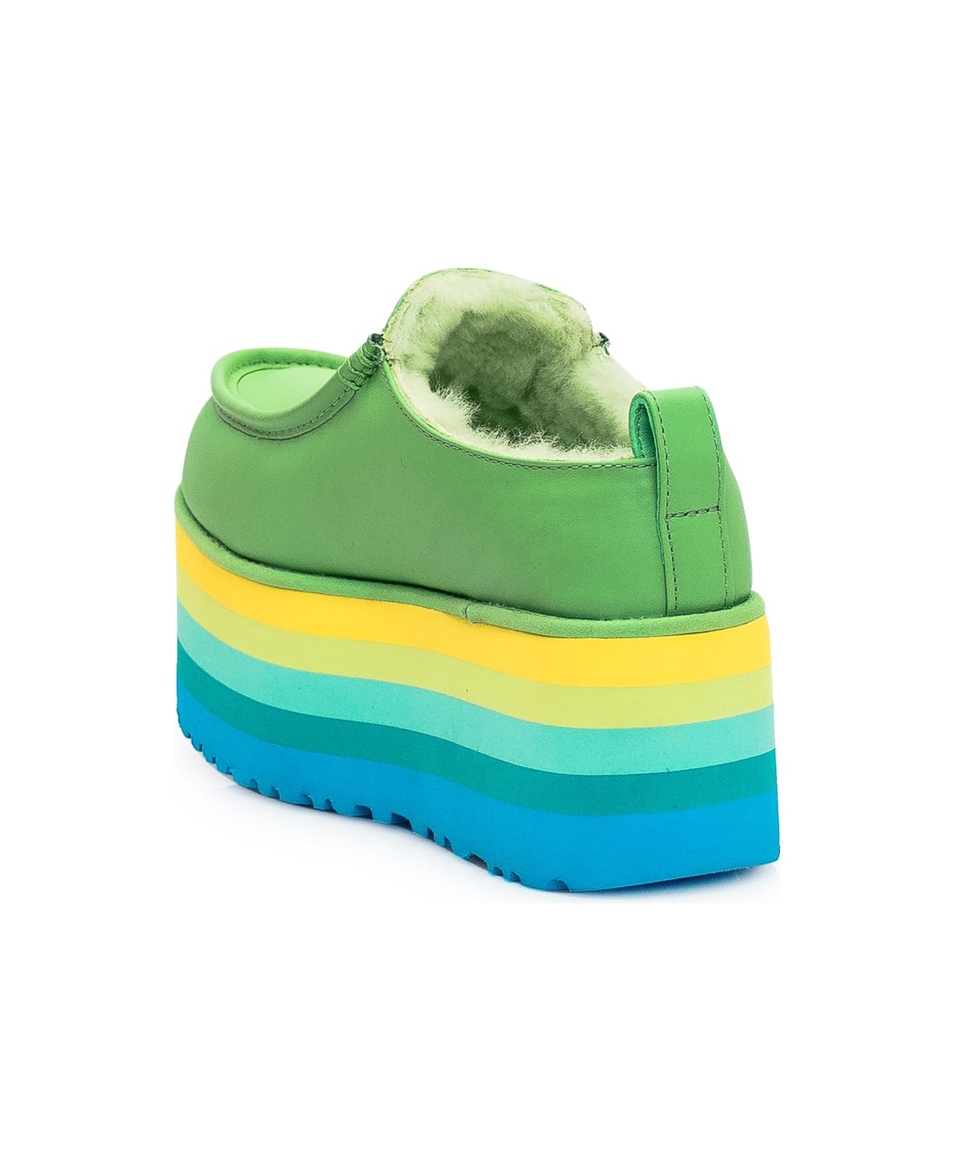 UGG Sandal With Platform - GREEN MULTI