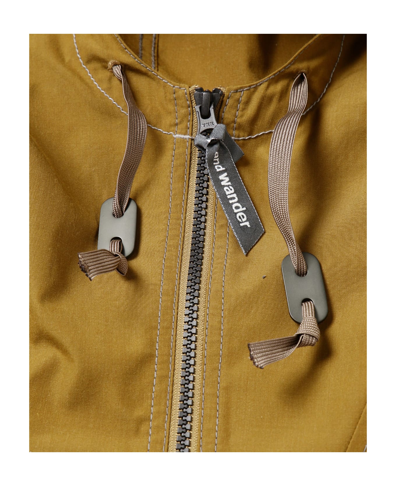 And Wander 53 Tough Aramid Hoodie - Brown