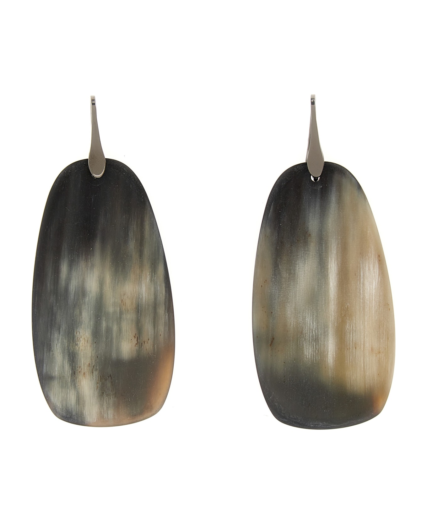 【関税＆送料込み】Brunello Cucinelli Earrings Brunello Cucinelli - Black Monili Loop Earrings | Mitchell