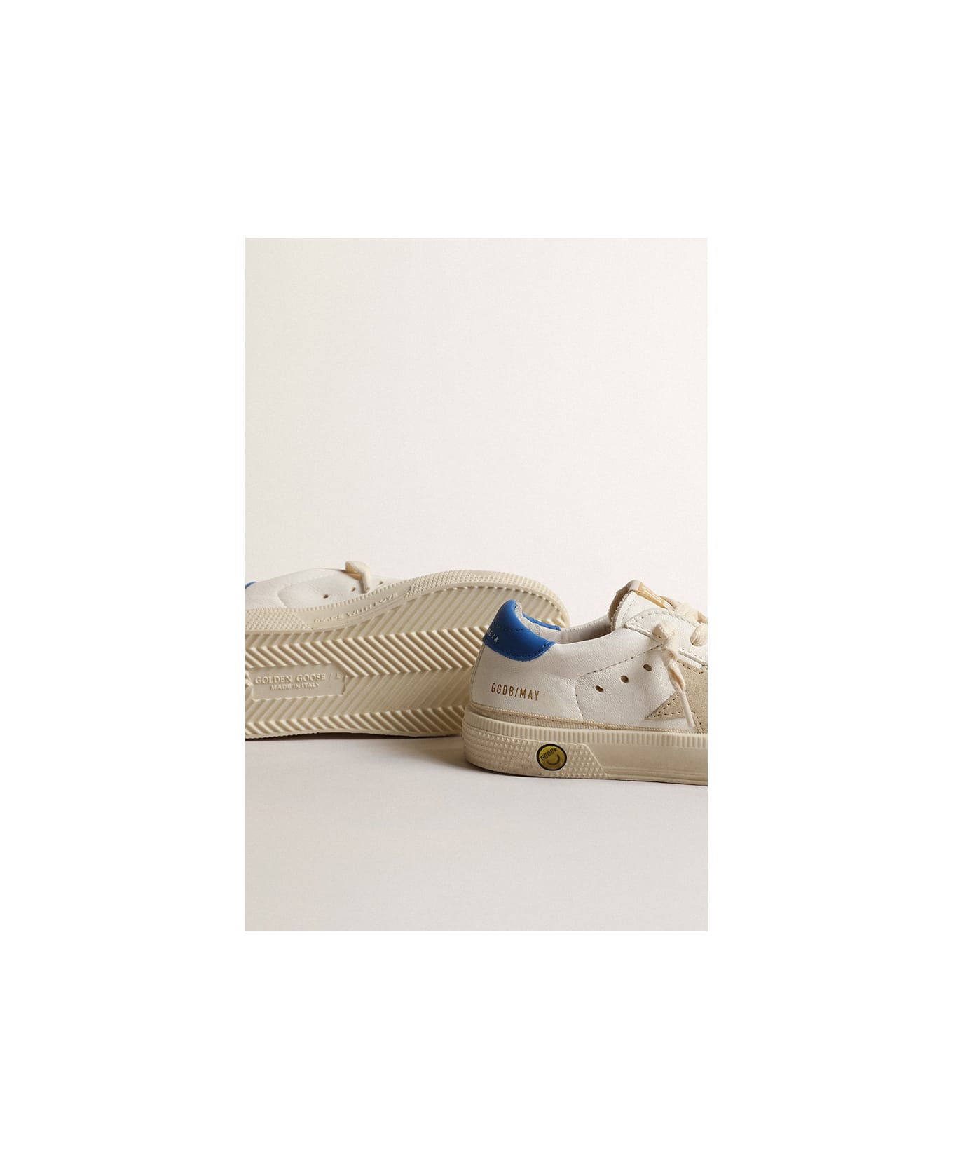 Golden Goose Sneakersmay - Cream/ivory/blue