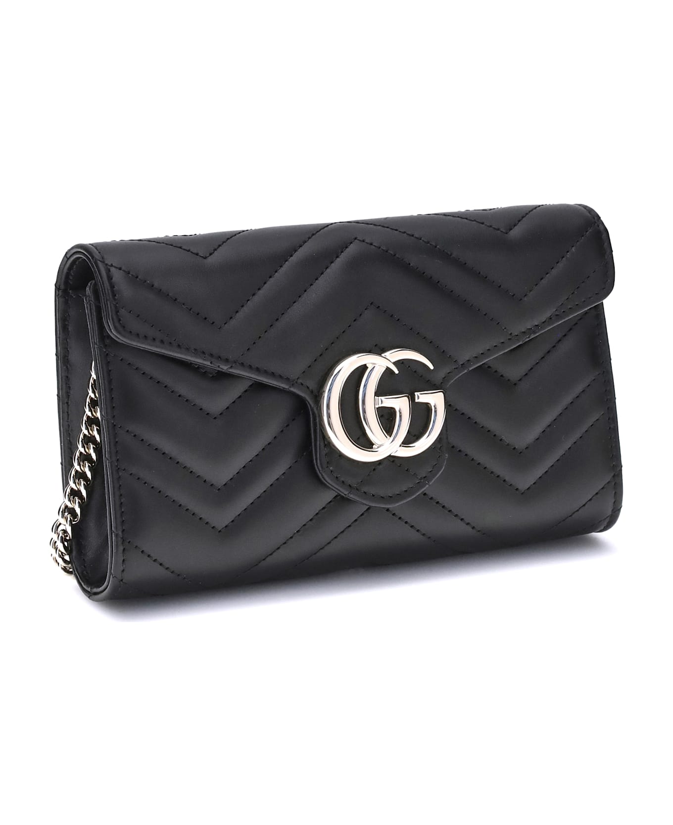 Gucci Gg Marmont Wallet With Chain