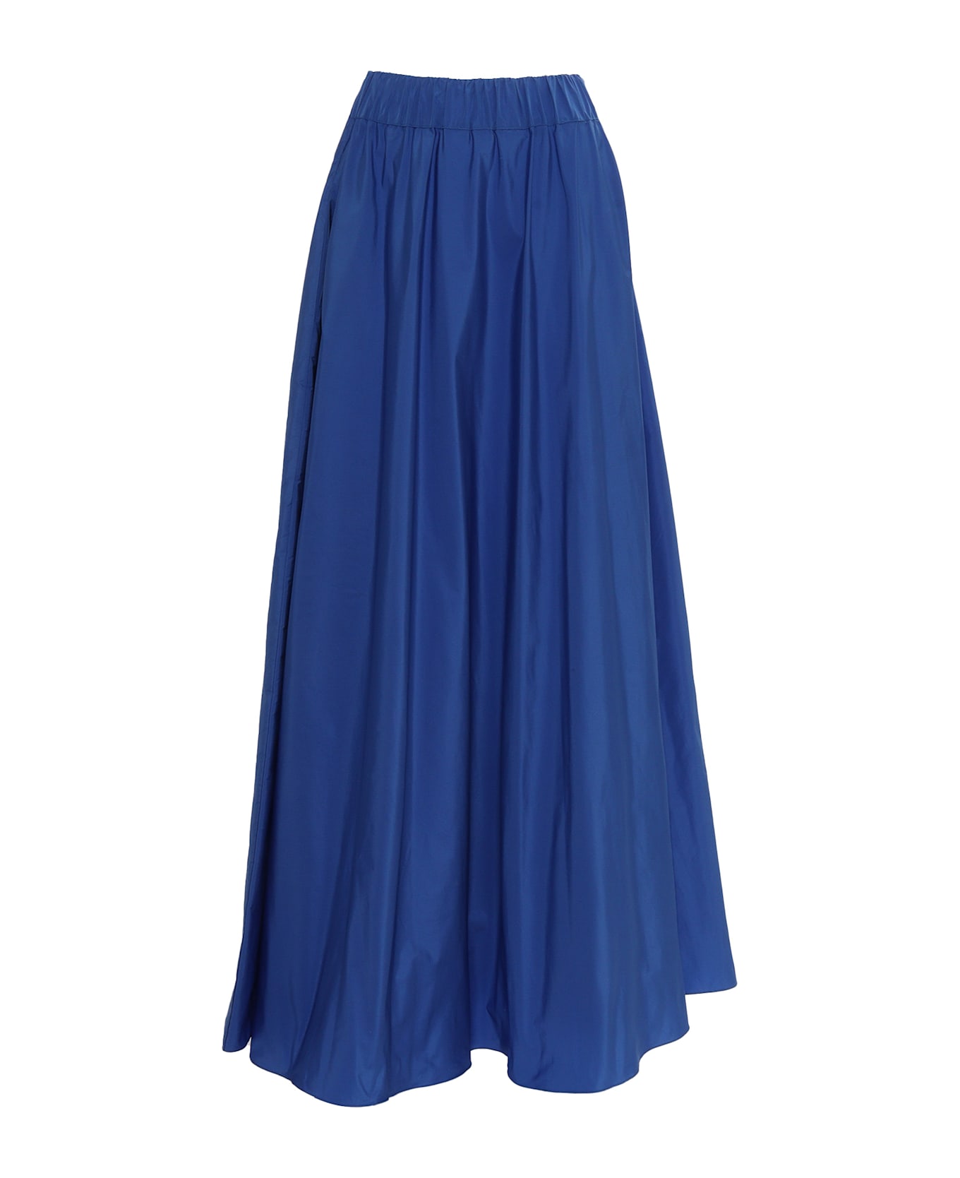Parosh Elasticated Waist Skirt - BLUE