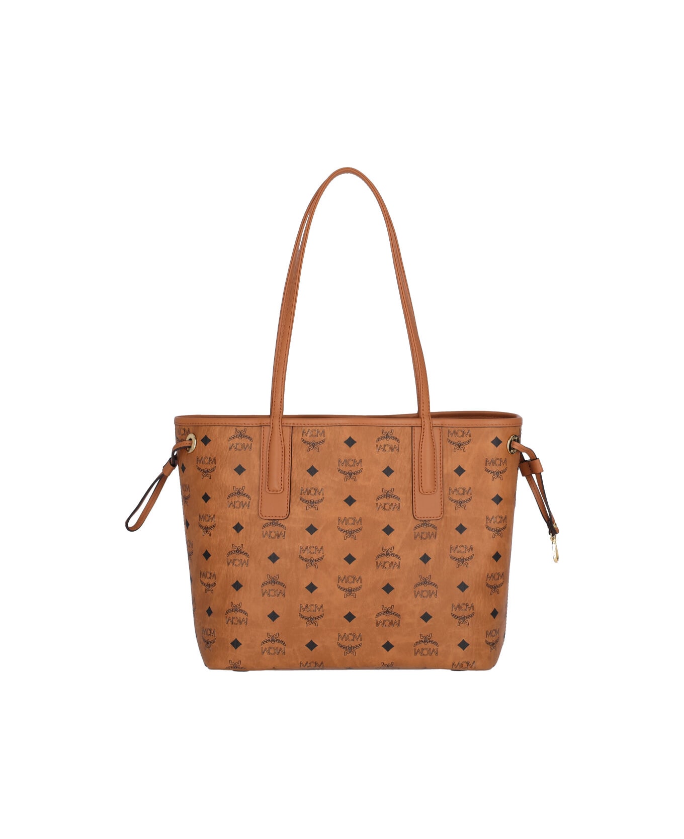 MCM Small Reversible Tote Bag "liz" - Brown
