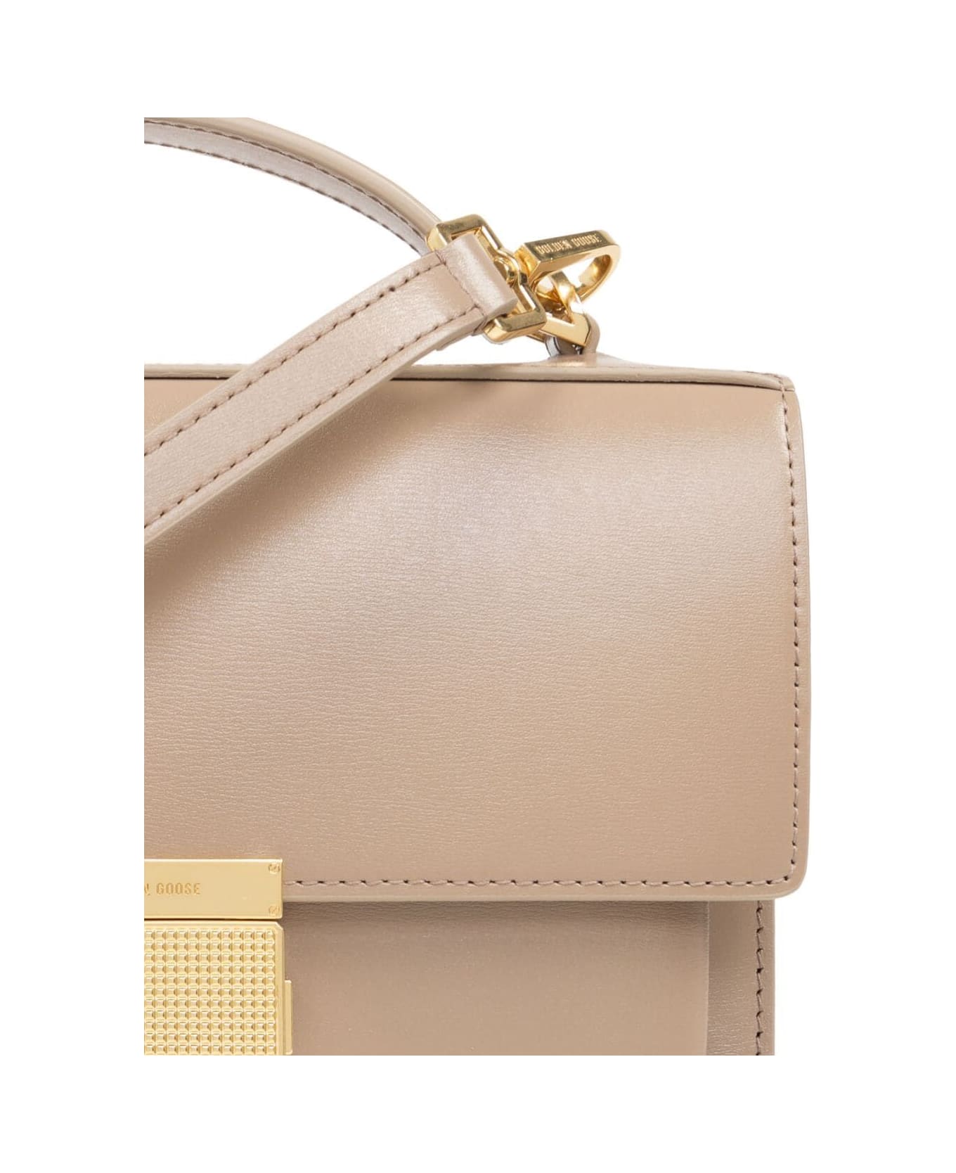 Golden Goose Venezia Leather Crossbody Bag - Cappuccino